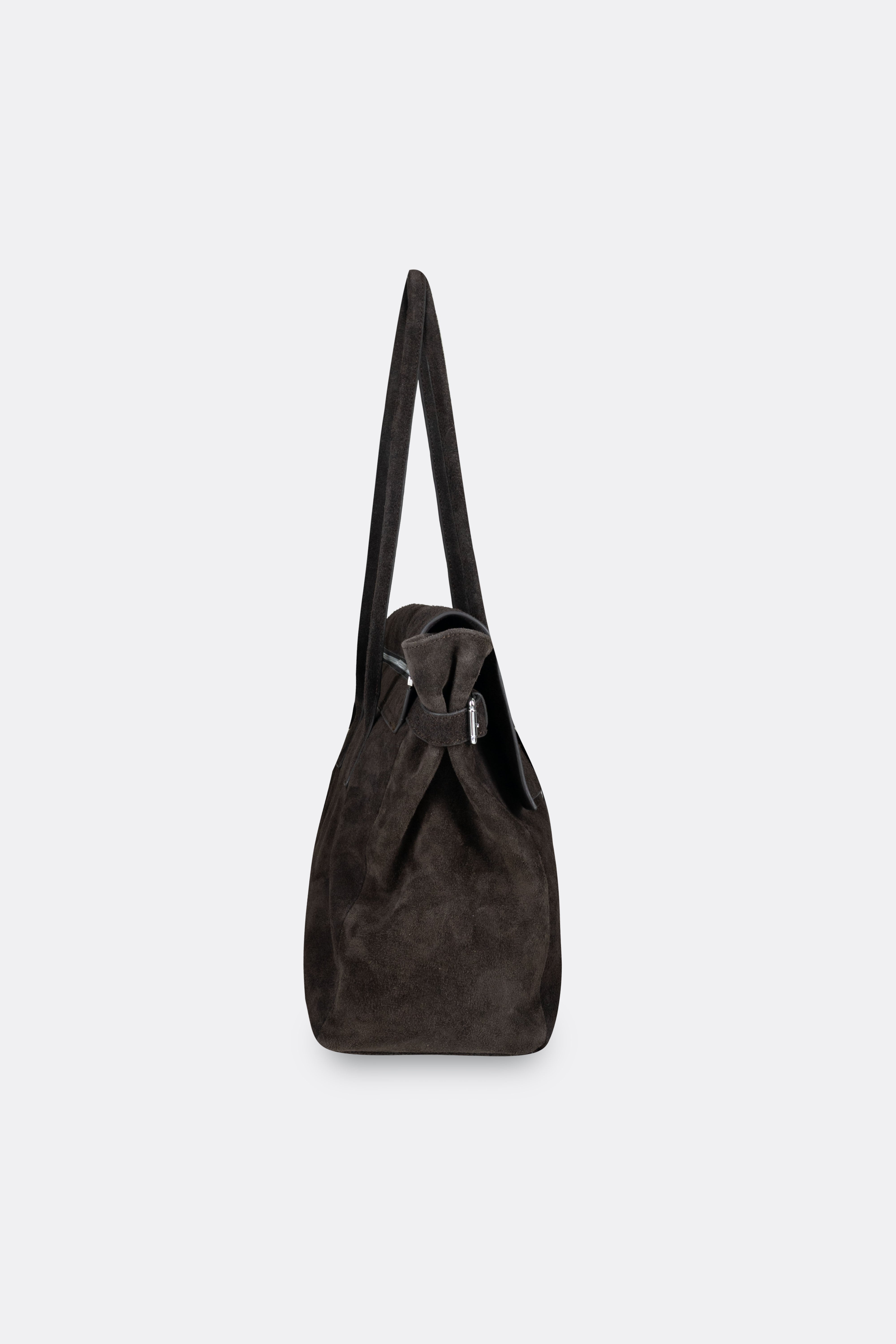 Rocco Bag Suede Dark Brown