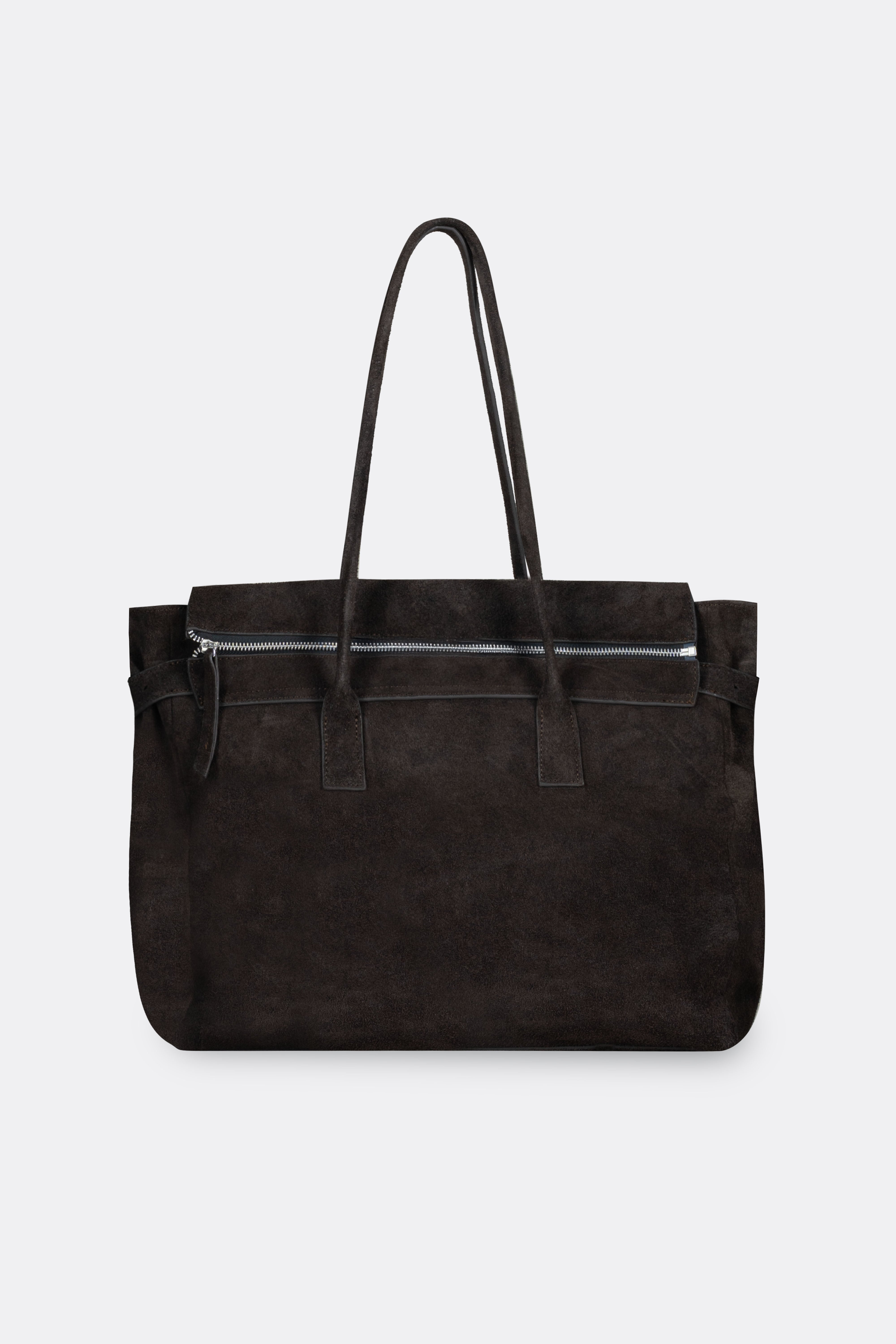 Rocco Bag Suede Dark Brown
