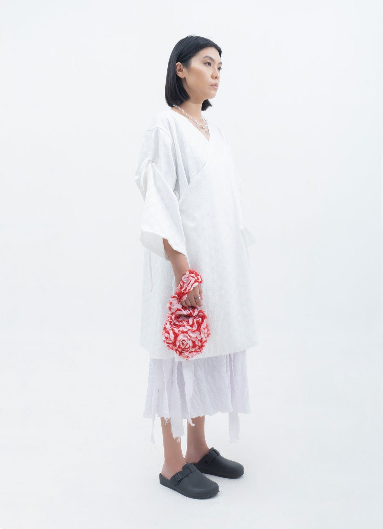 Rose Hand Bag Red