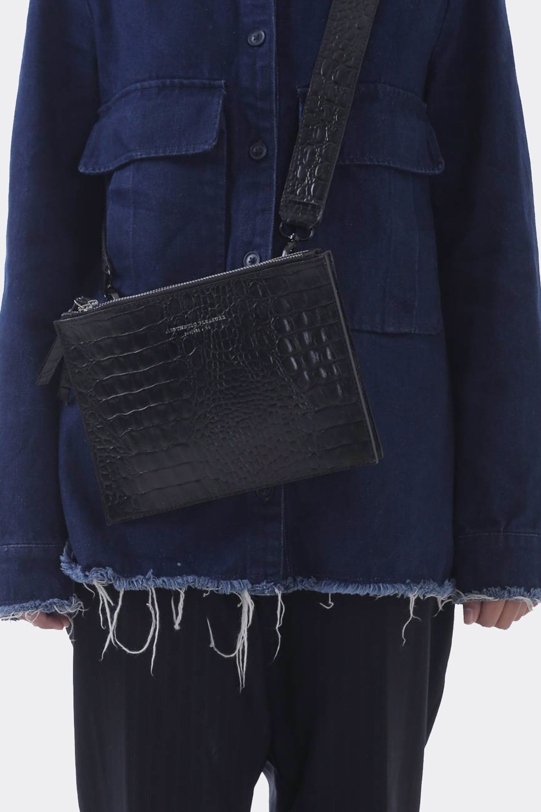 Still Bag Croc Black