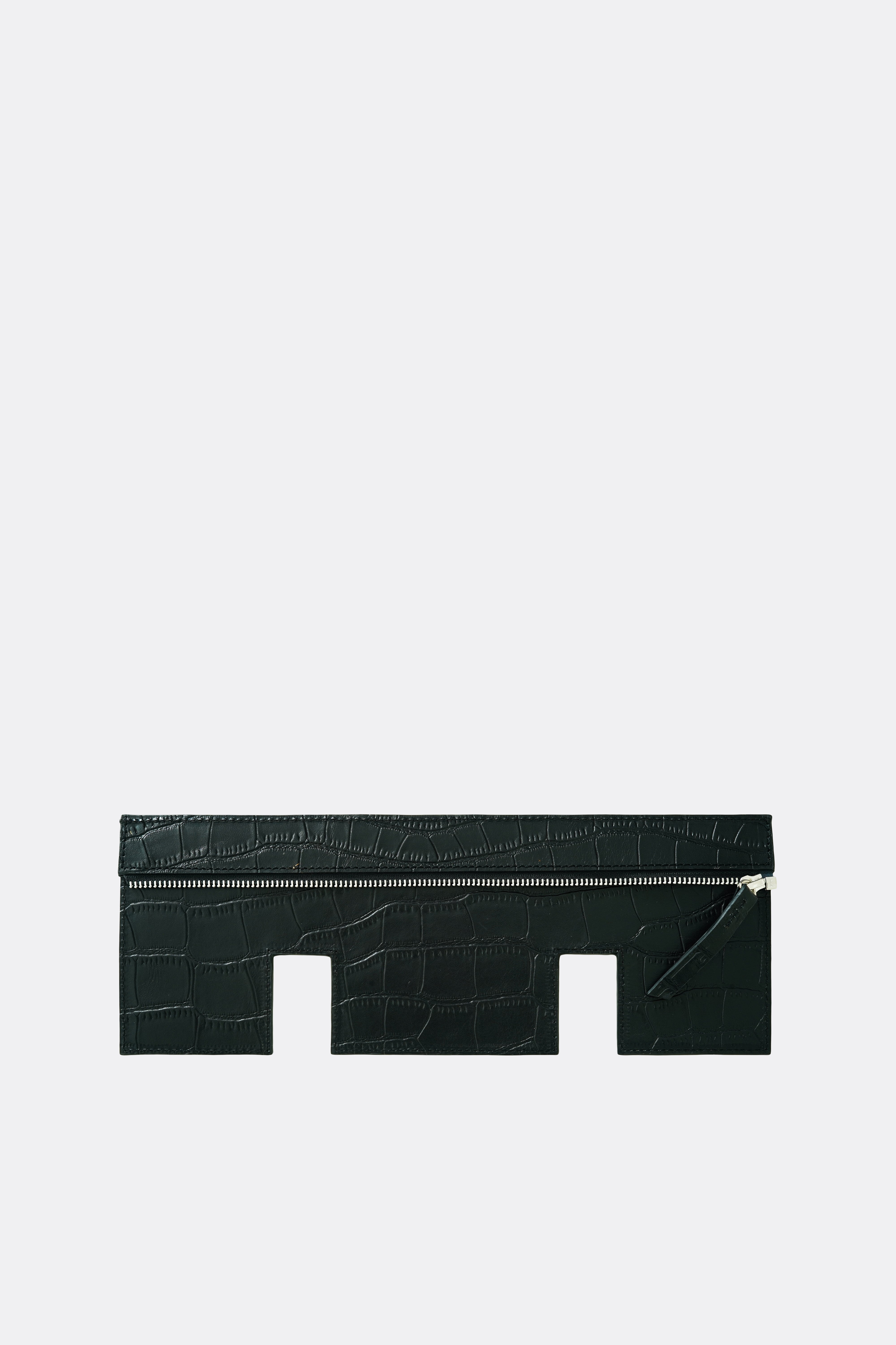 Slits Flap Essens Baguette Alligator Black