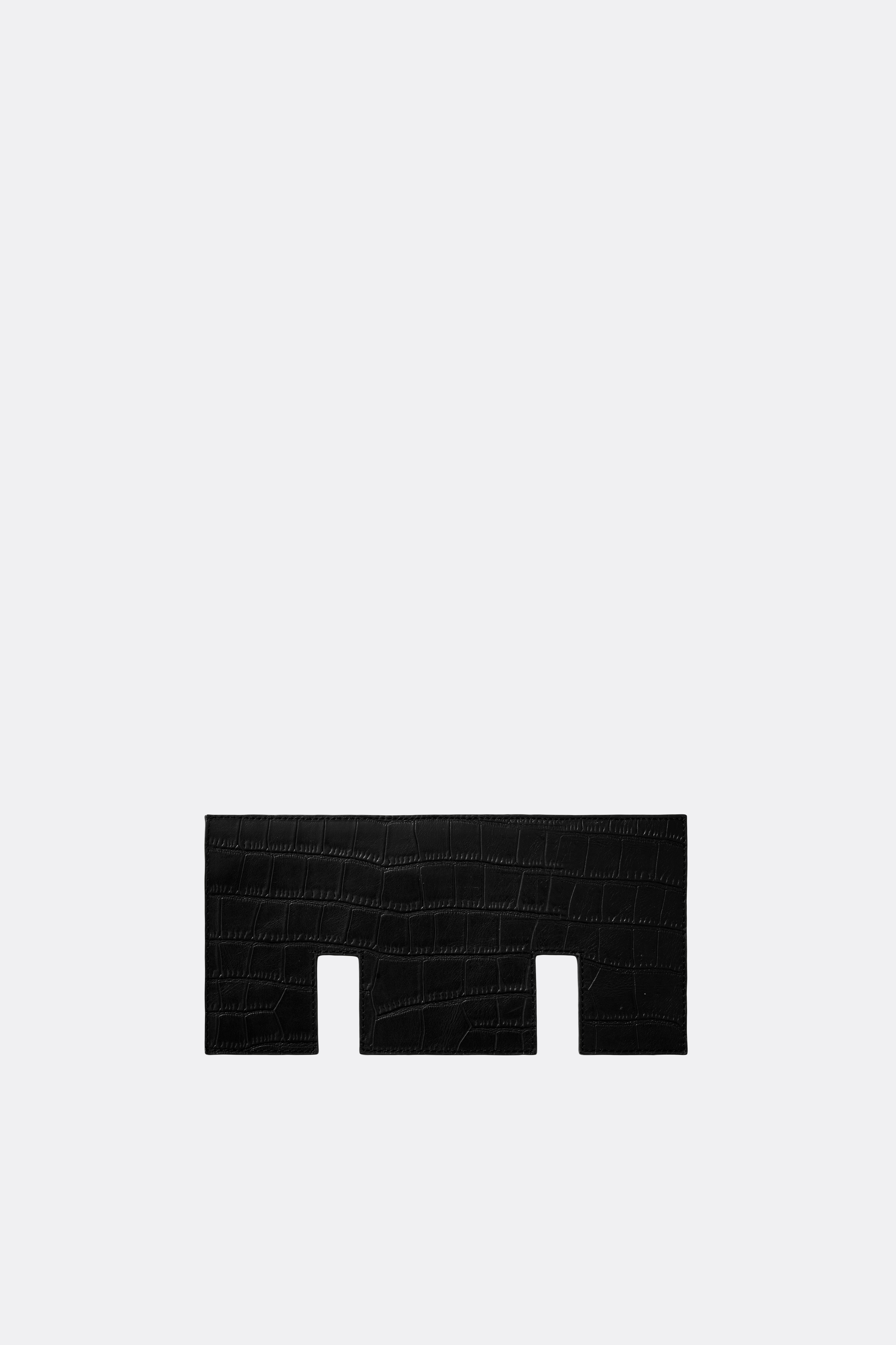 Slits Flap Essens Medium Alligator Black