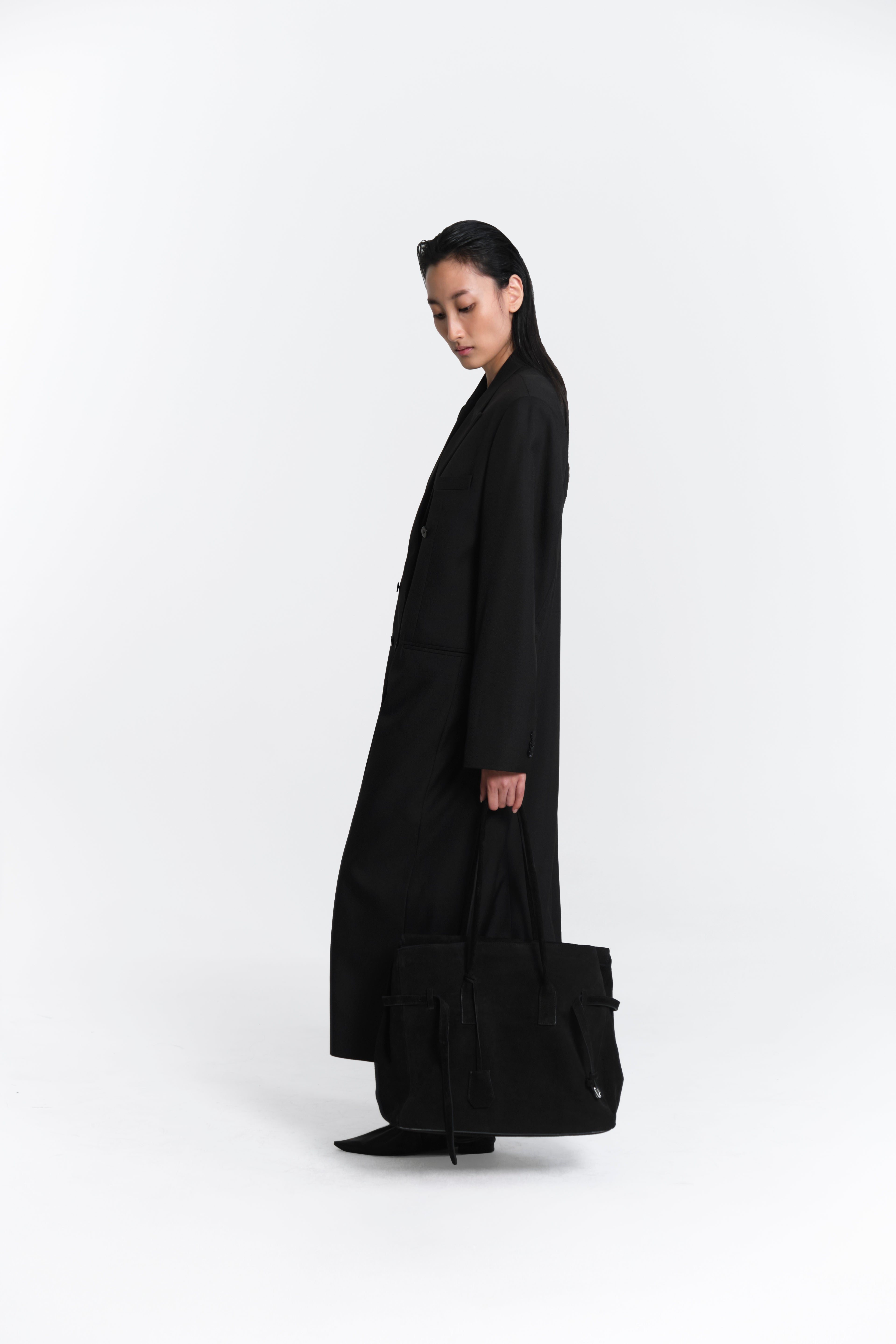 Obi Bag Suede Black