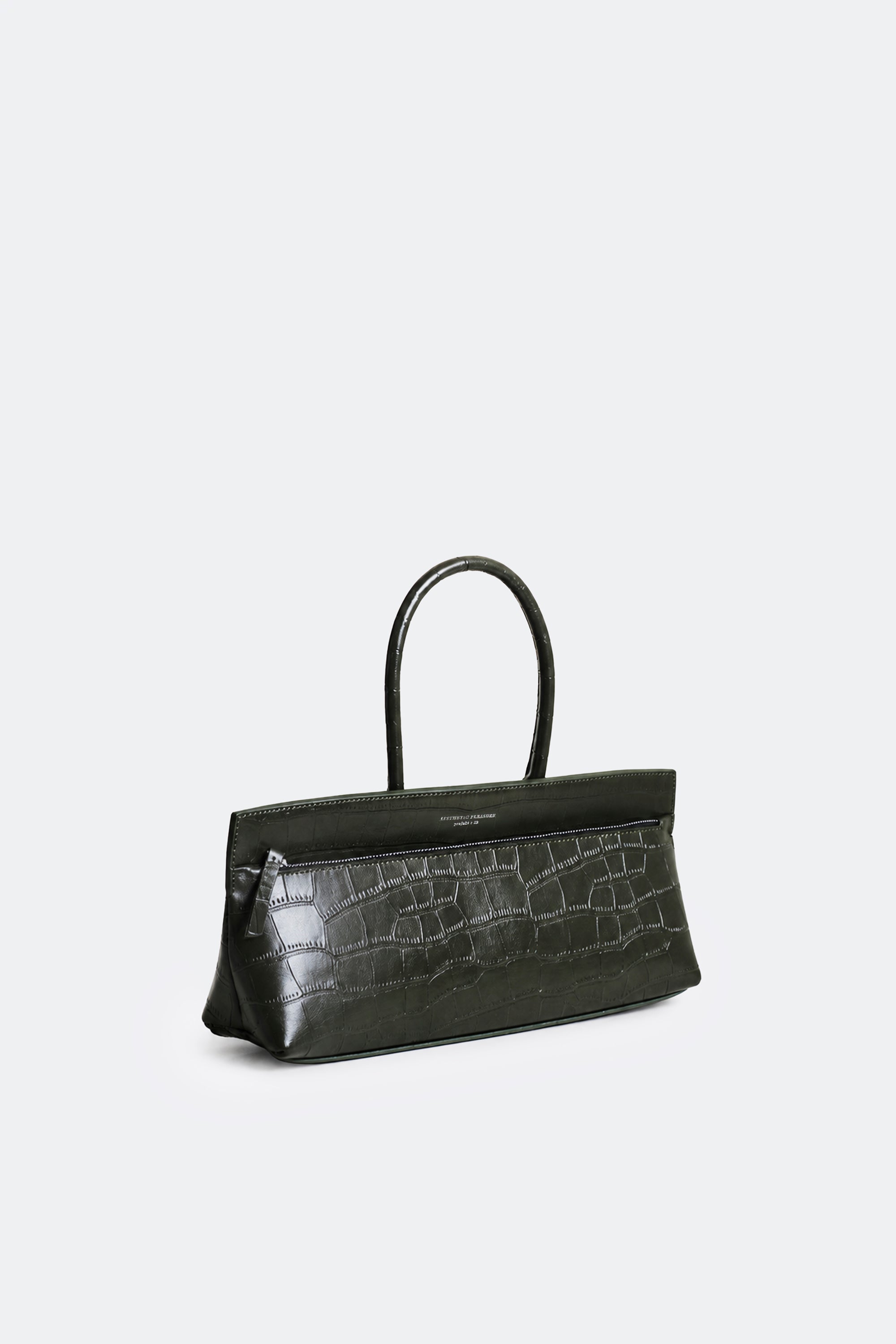 Ace Baguette Bag Alligator Olive
