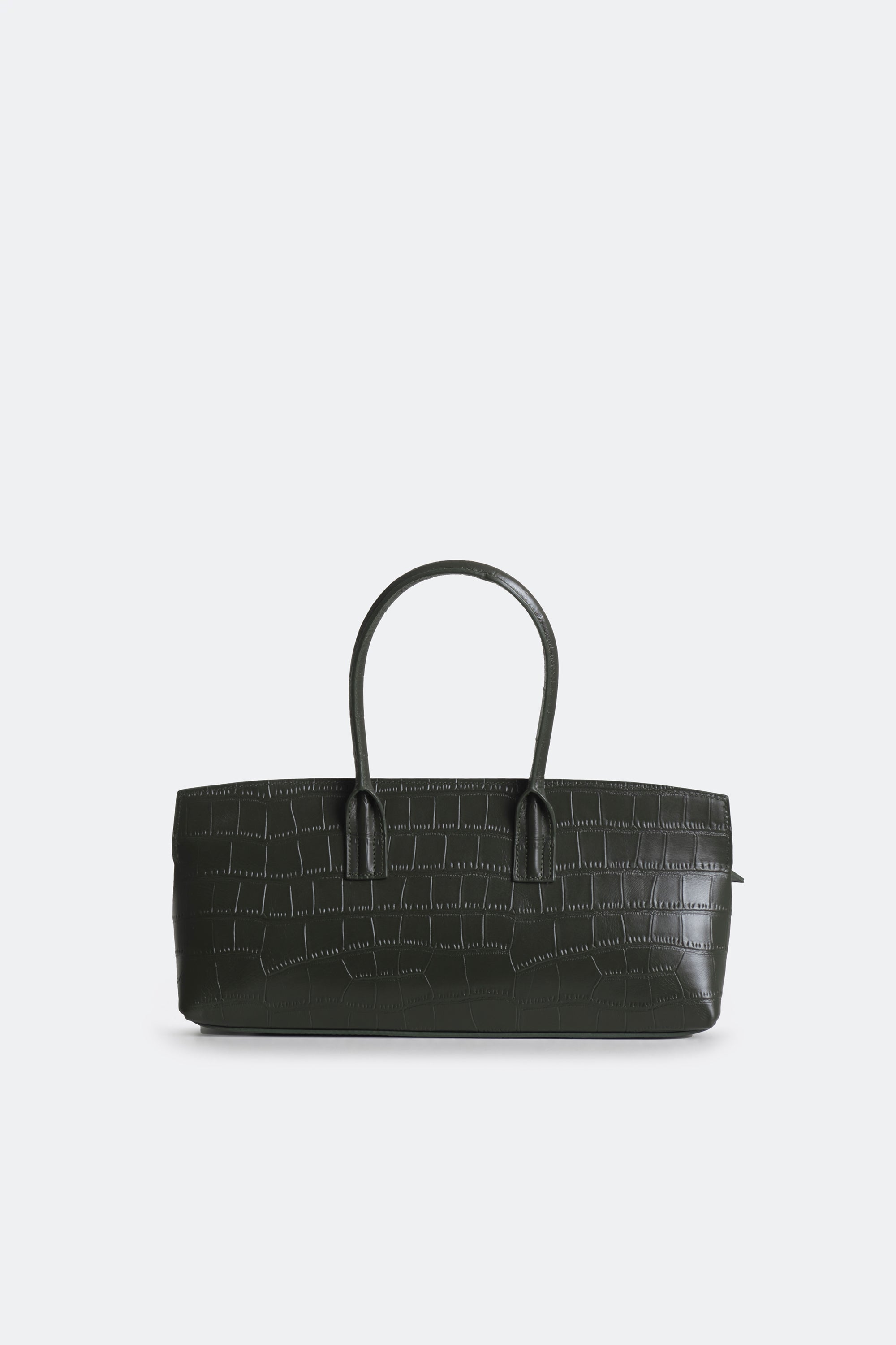 Ace Baguette Bag Alligator Olive