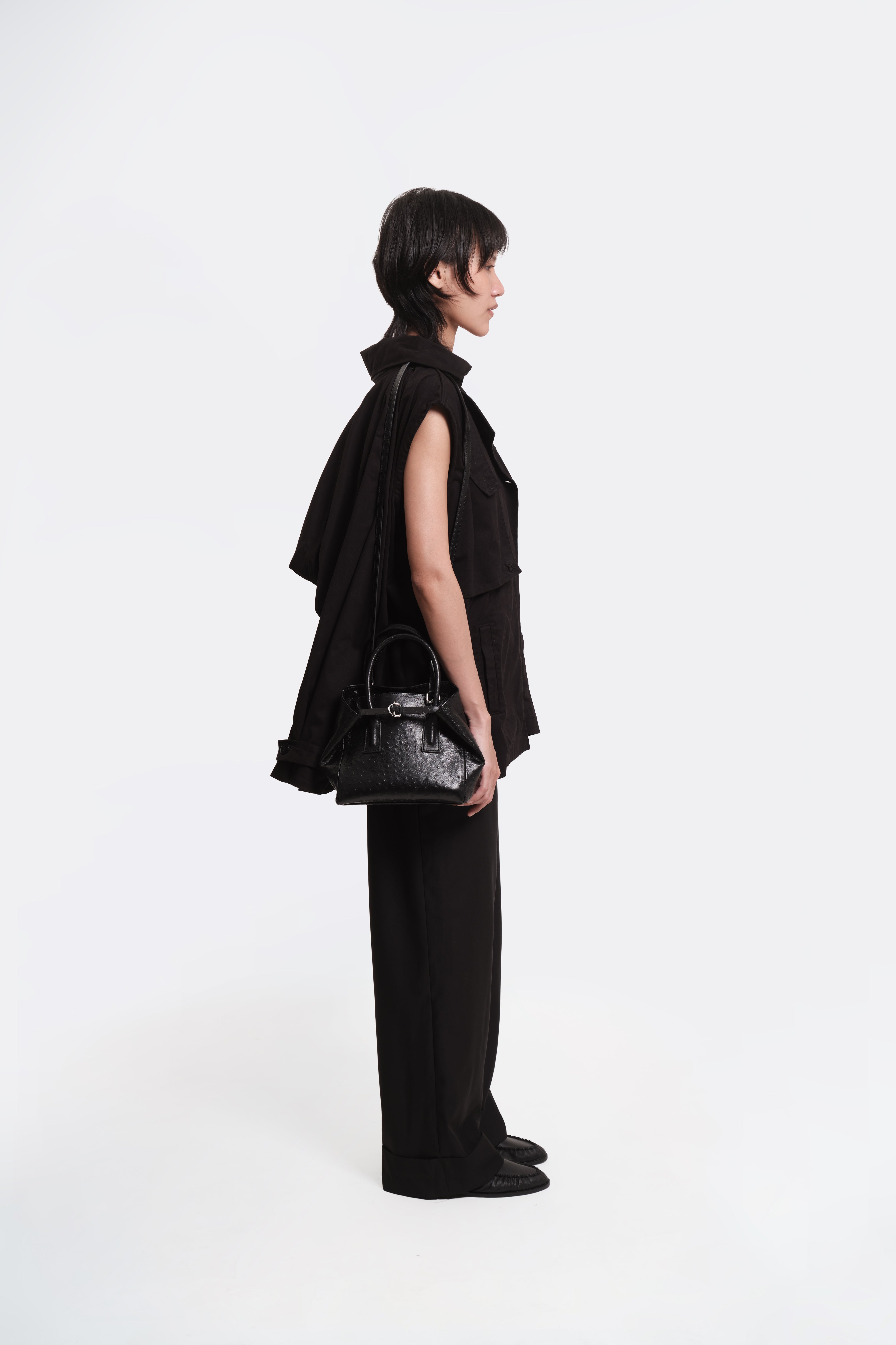 Mini Essens Bag Ostrich Black