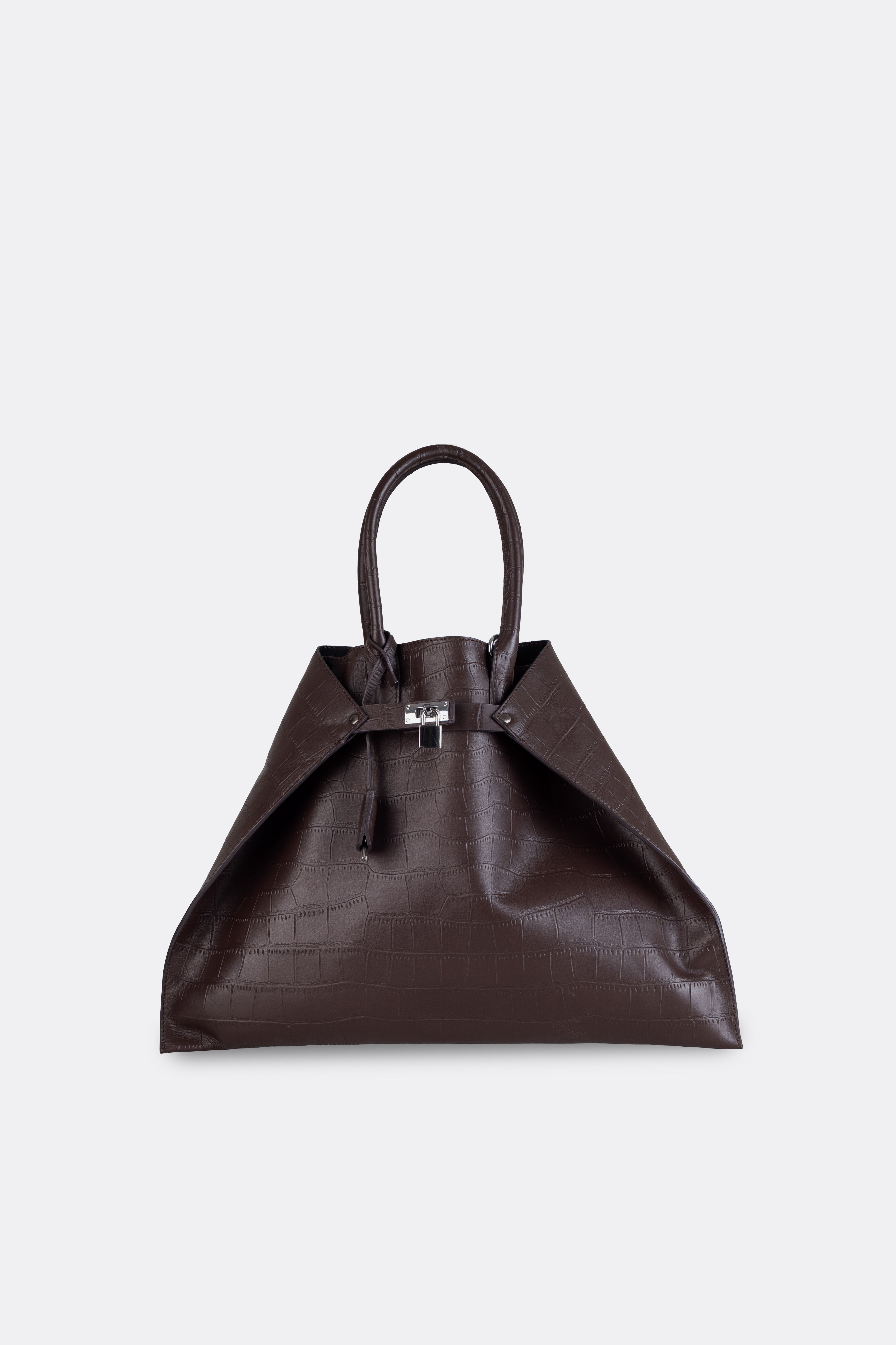 Closer Bag Alligator Brown