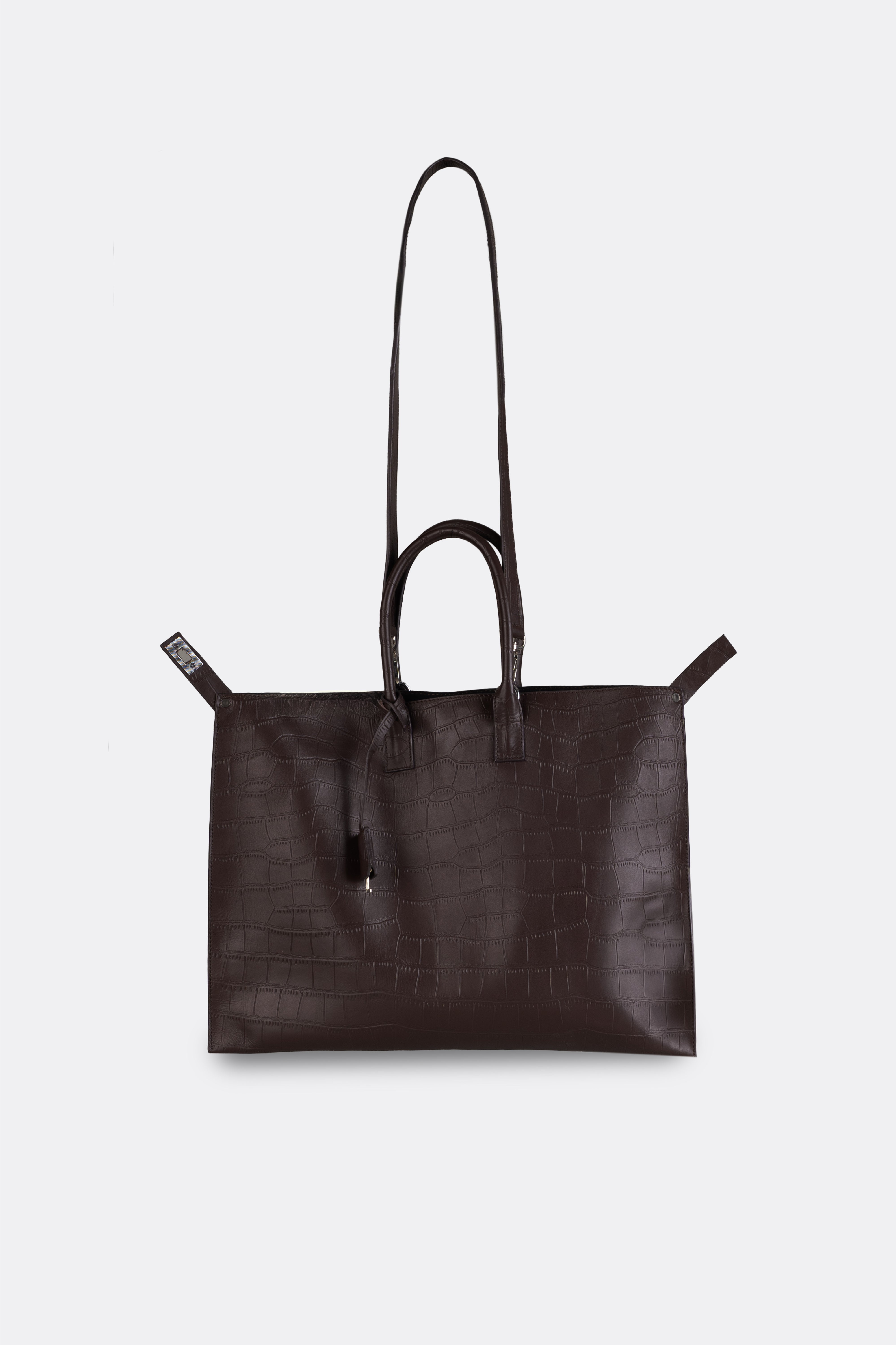 Closer Bag Alligator Brown