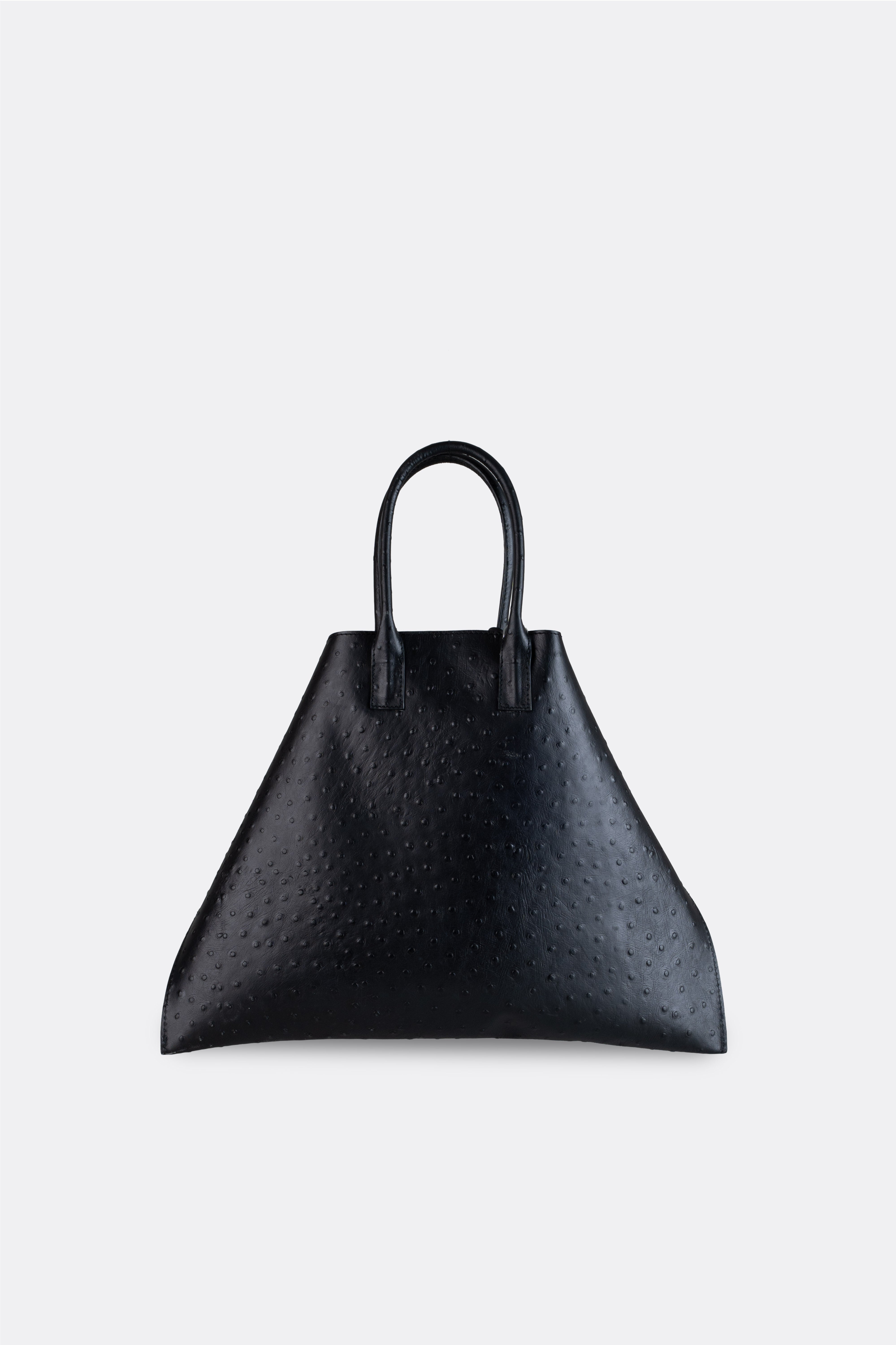 Closer Bag Ostrich Black