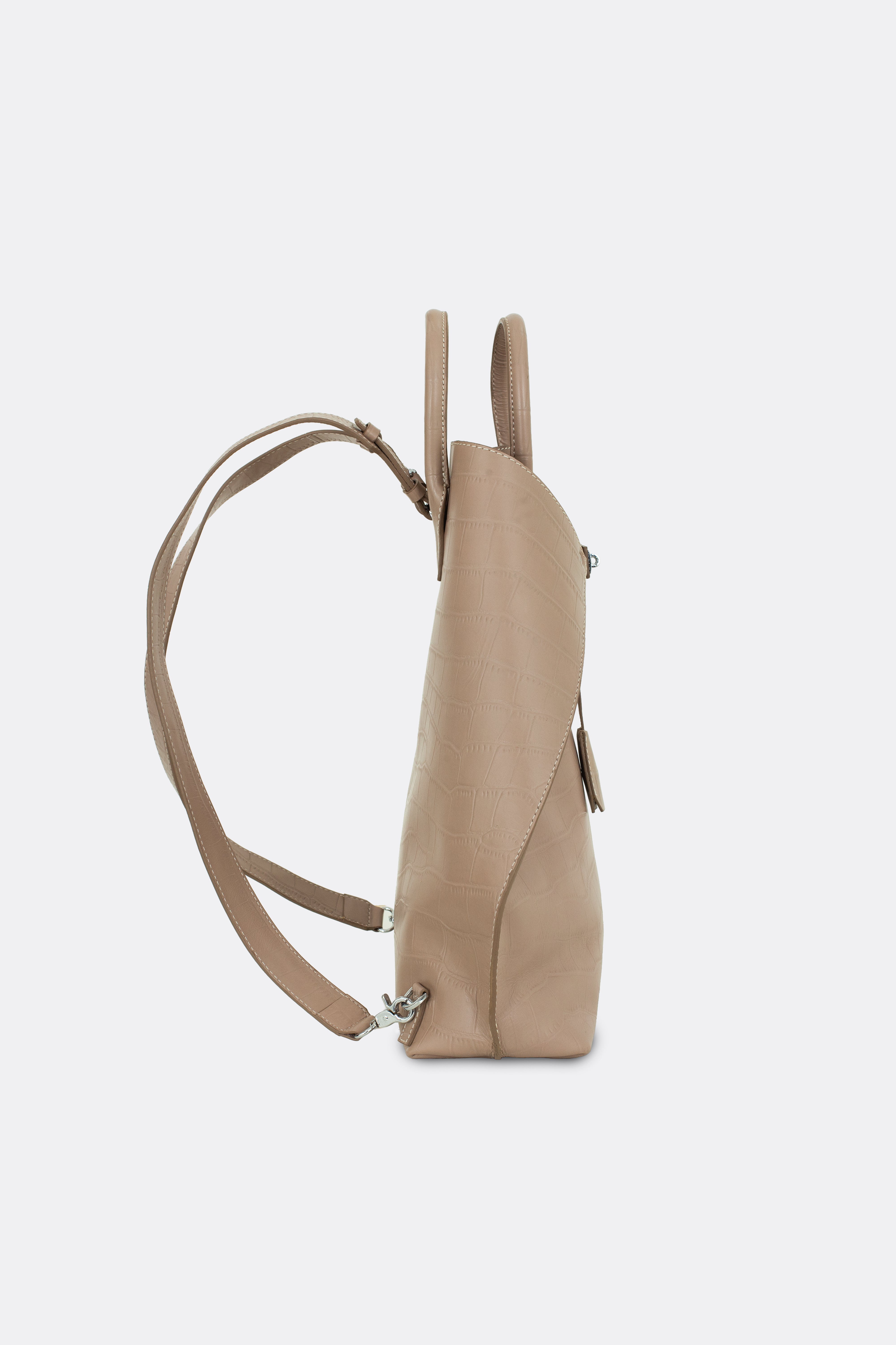 Closer Backpack Alligator Beige