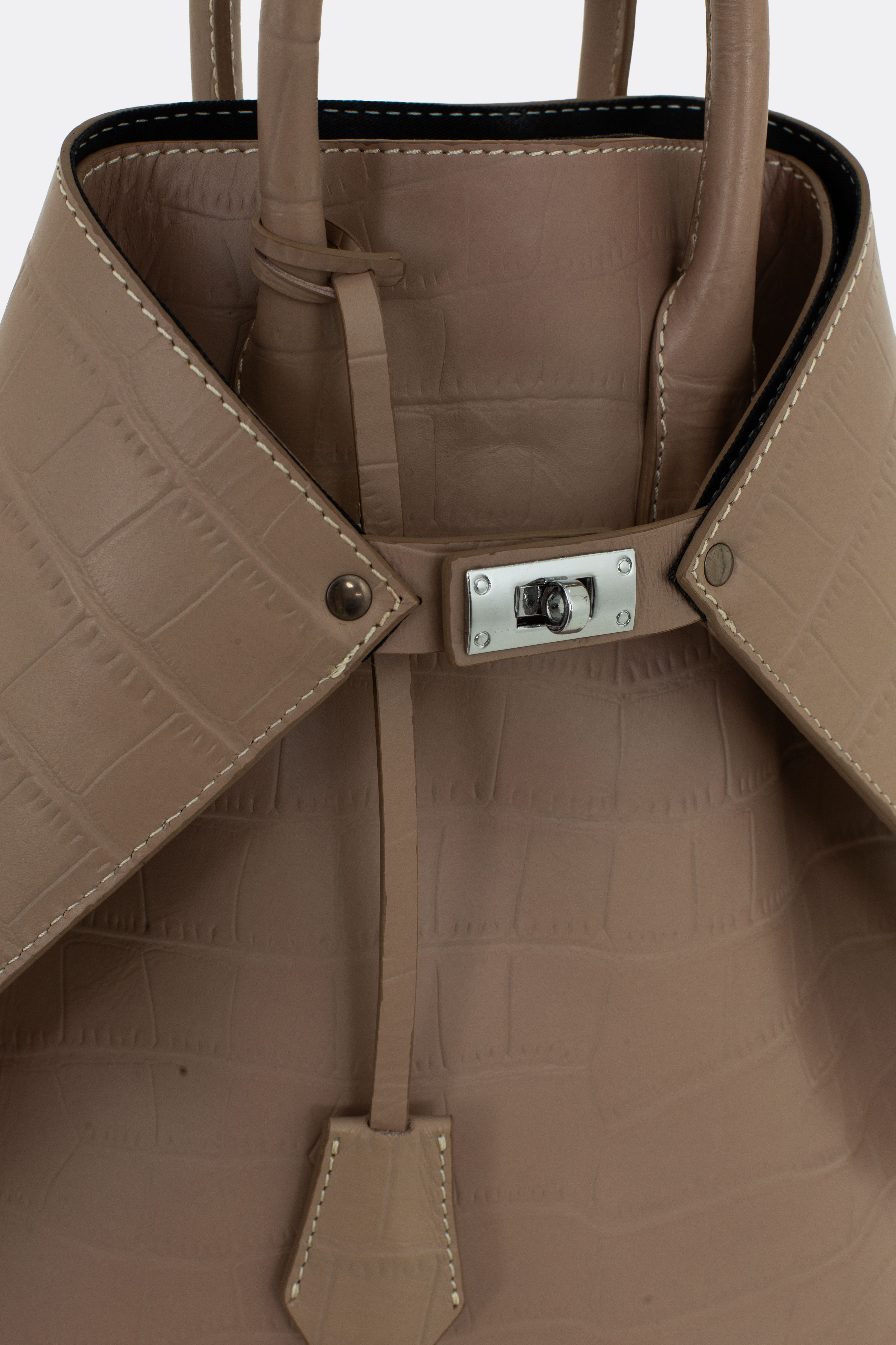 Closer Backpack Alligator Beige