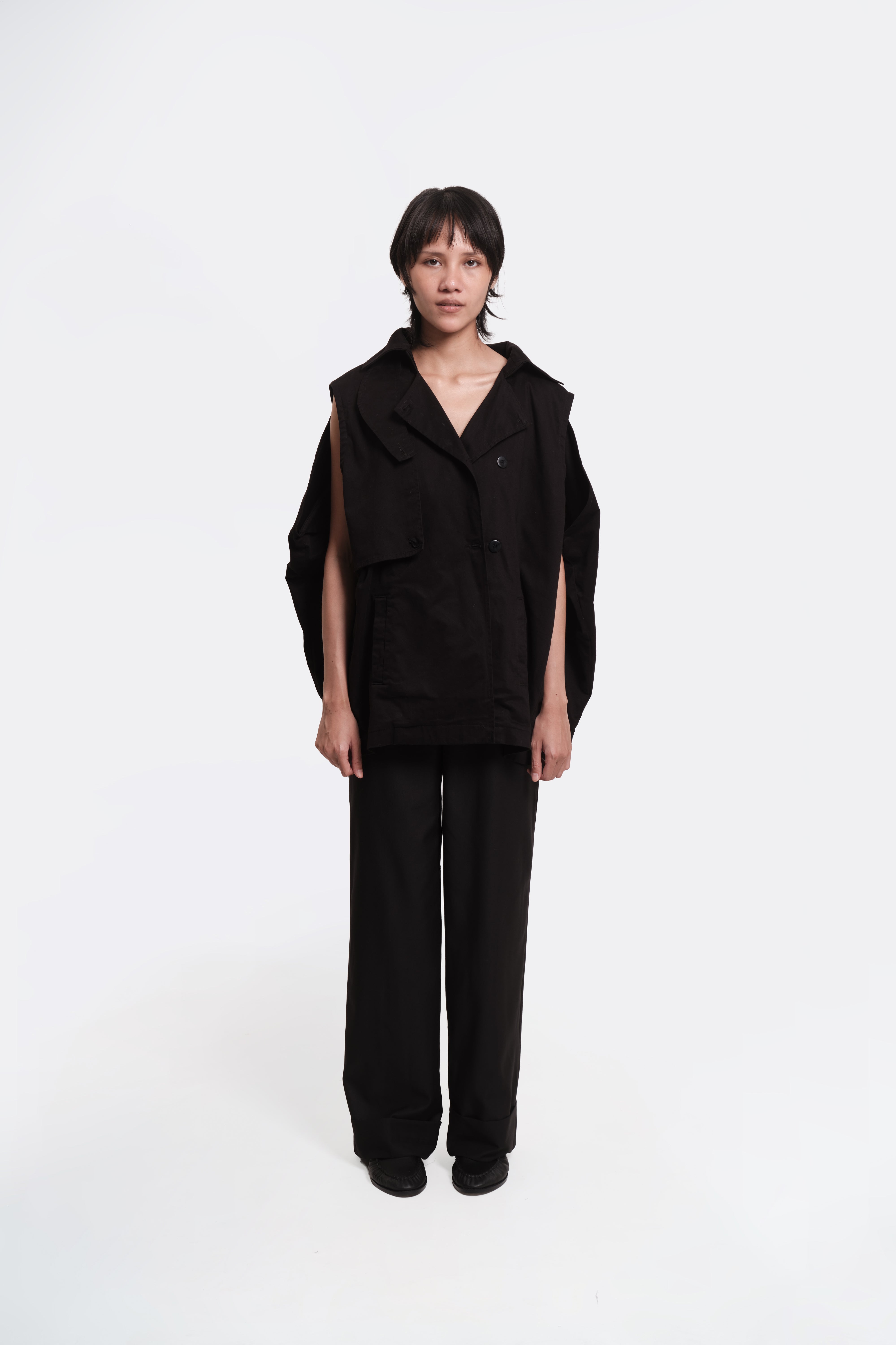 Division Crop Jacket Black