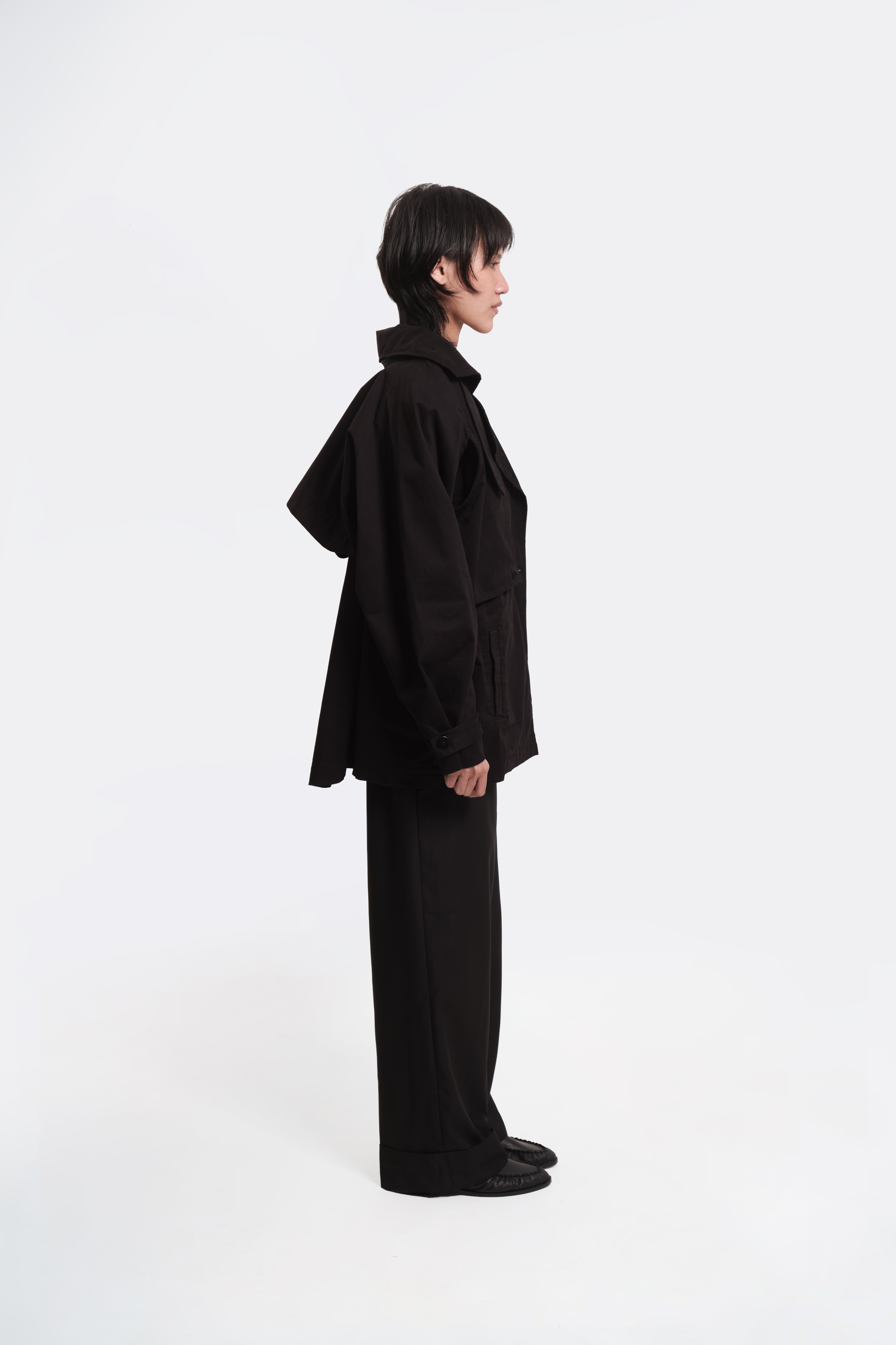 Division Crop Jacket Black