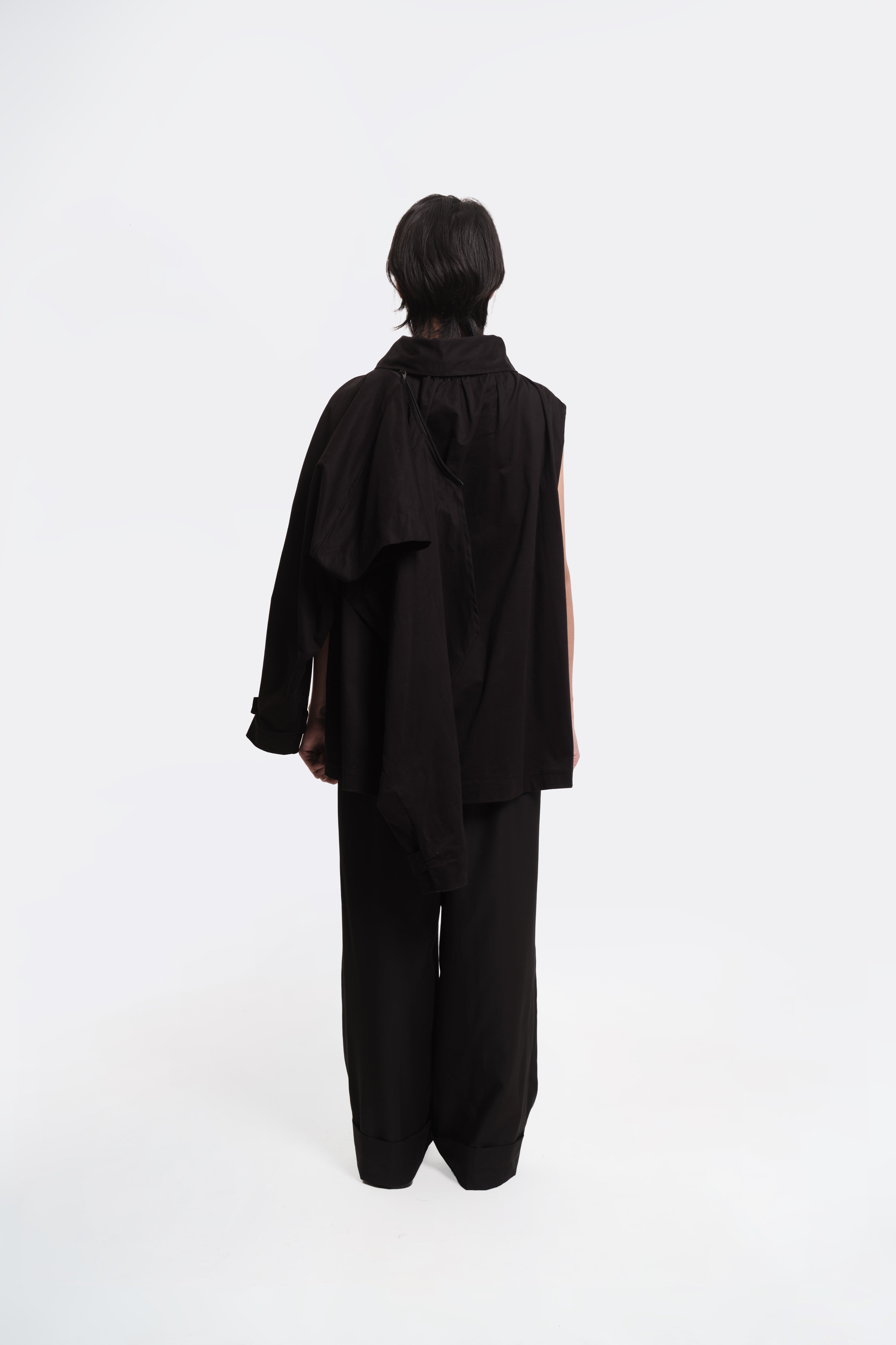 Division Crop Jacket Black