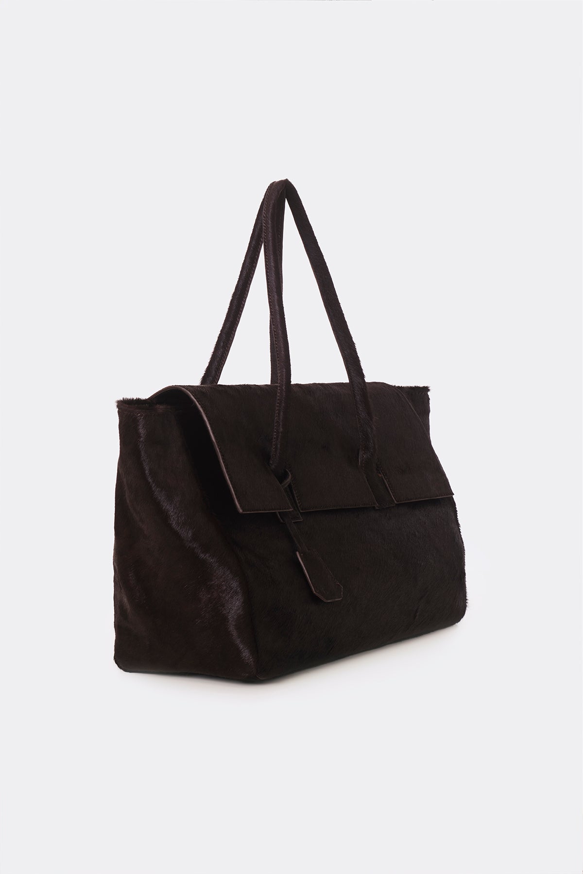 Essens Bag Pony Hair Dark Brown
