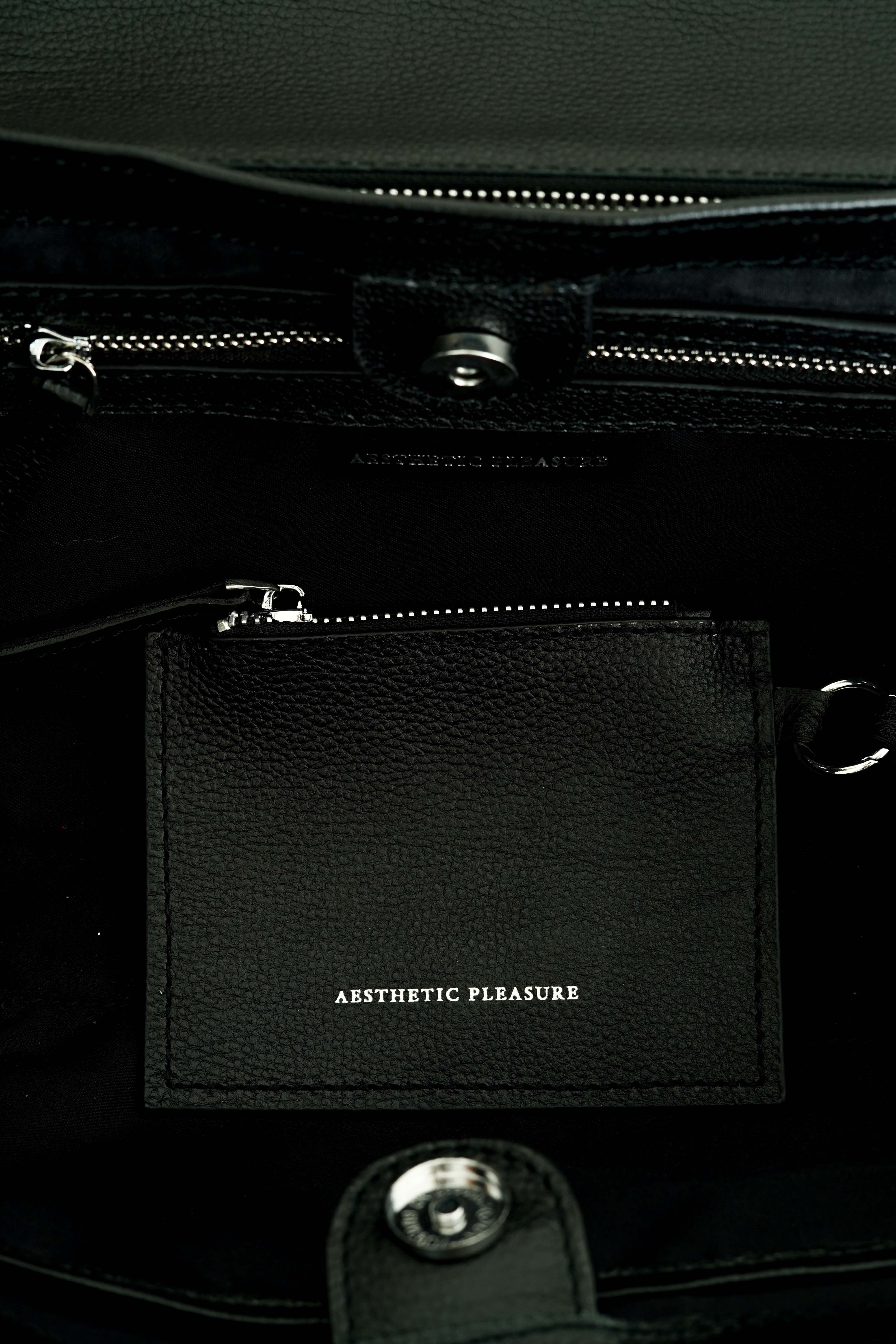 Essens Baguette Bag Check Black