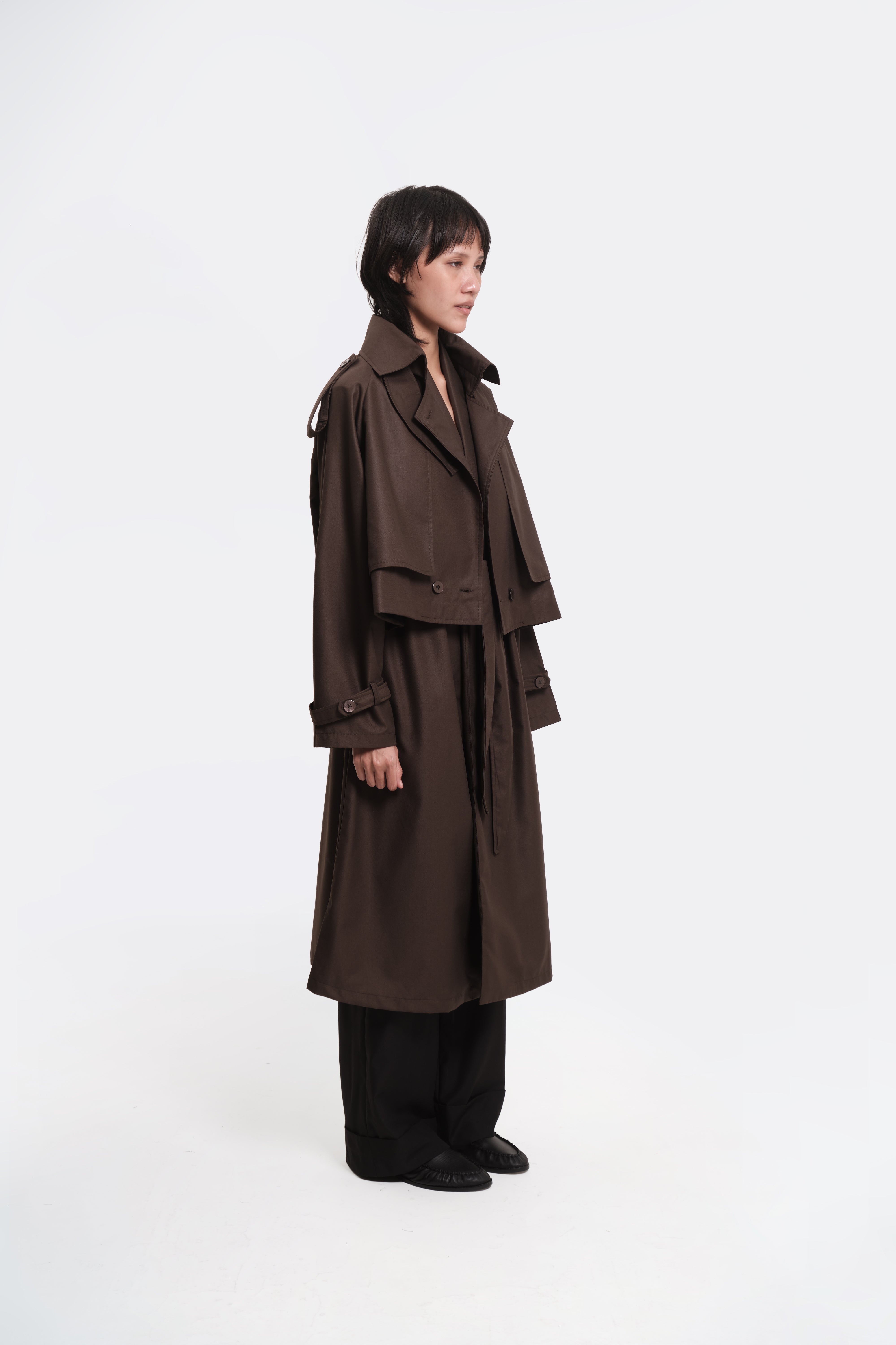 Joy Coat Set Brown