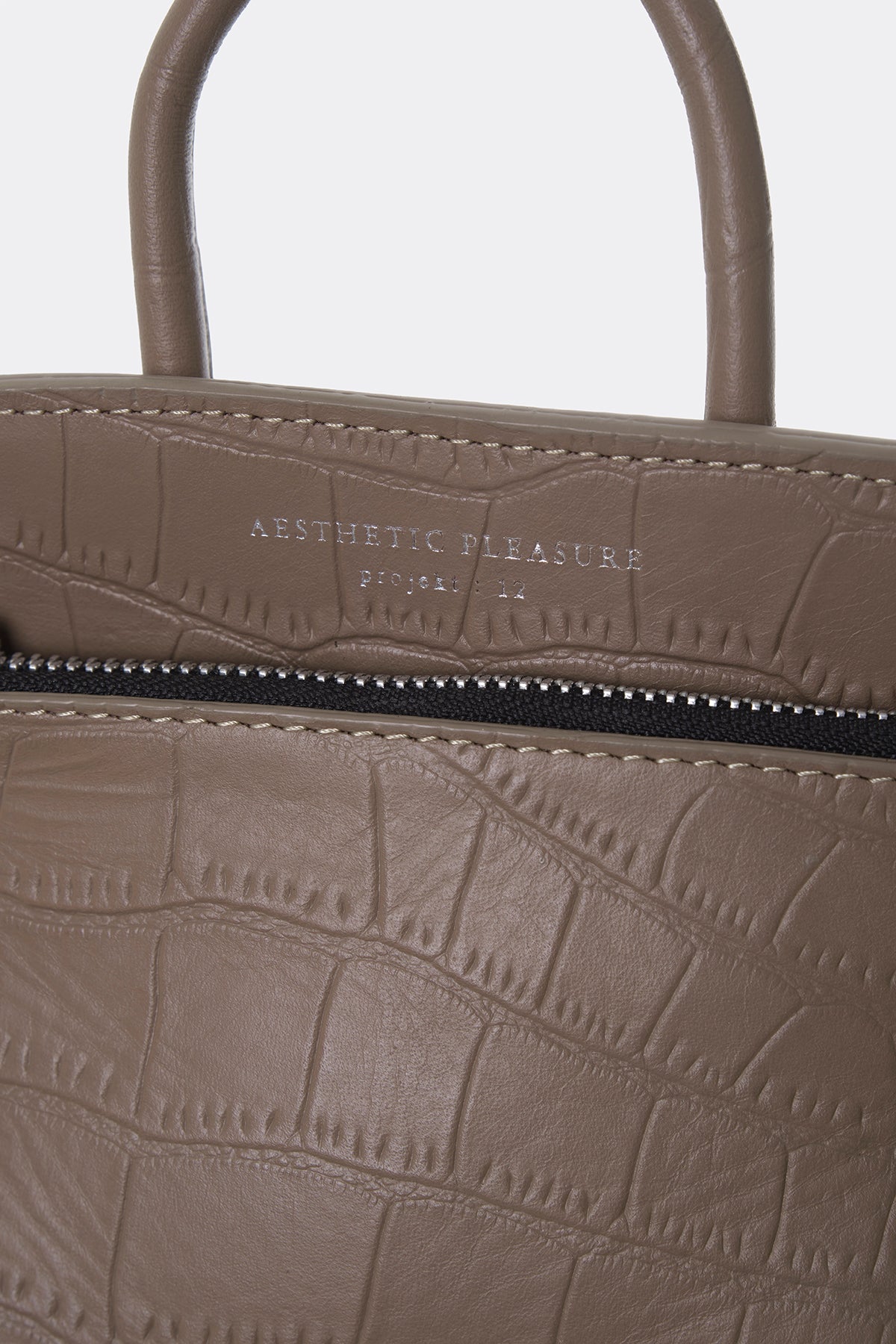 Mini Ace Bag Alligator Taupe