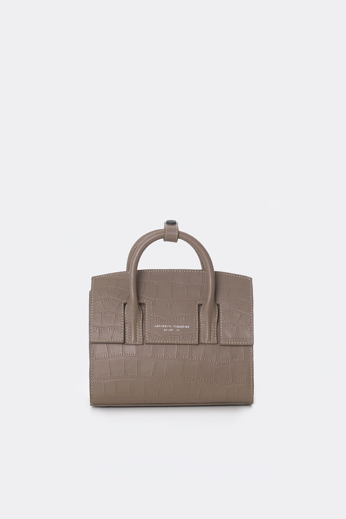 Mini Isolation Bag Alligator Taupe