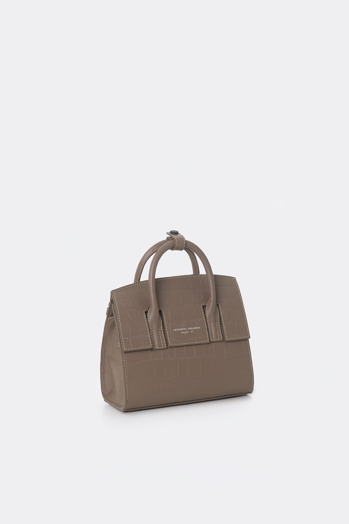 Mini Isolation Bag Alligator Taupe