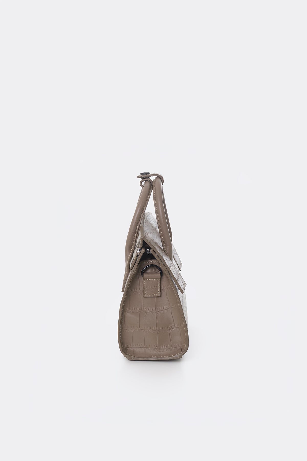 Mini Isolation Bag Alligator Taupe