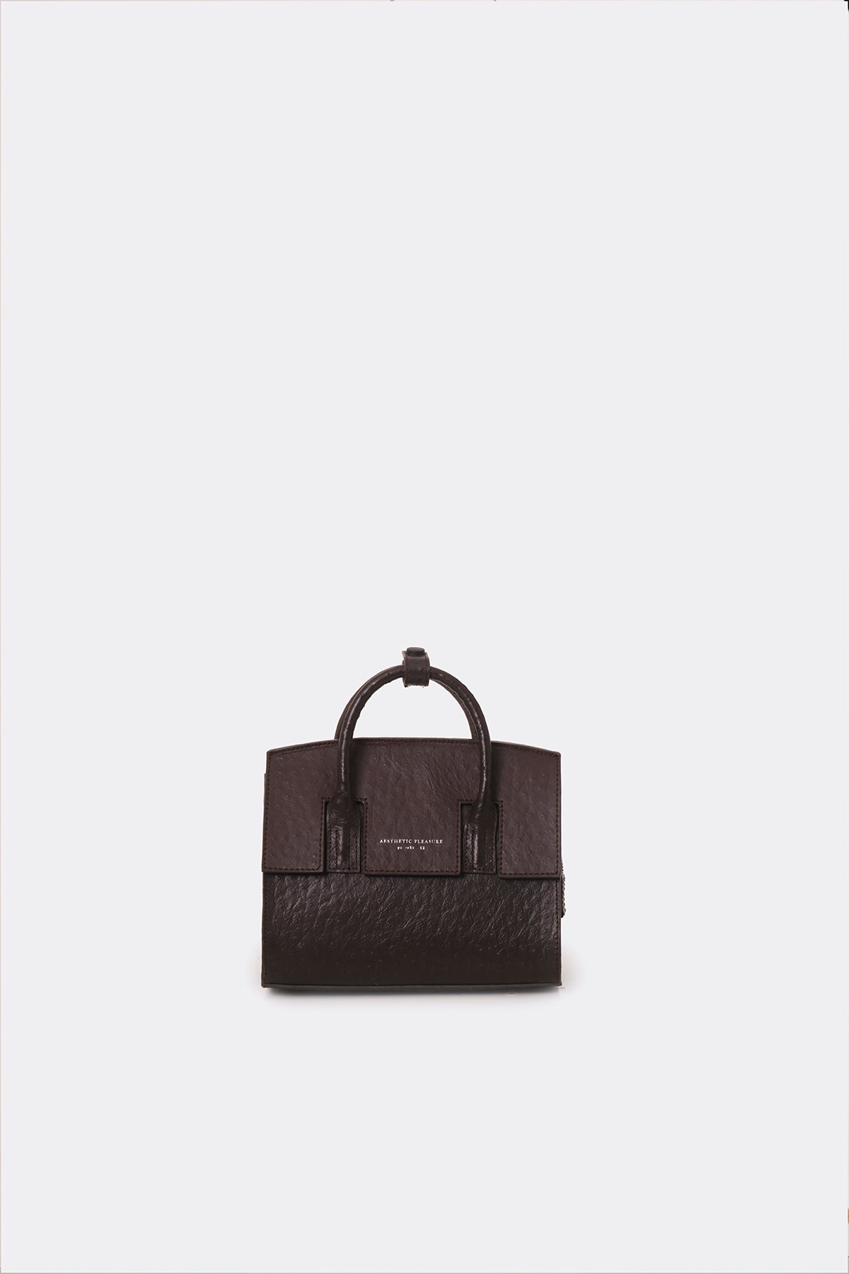 Mini Isolation Bag Ostrich Brown