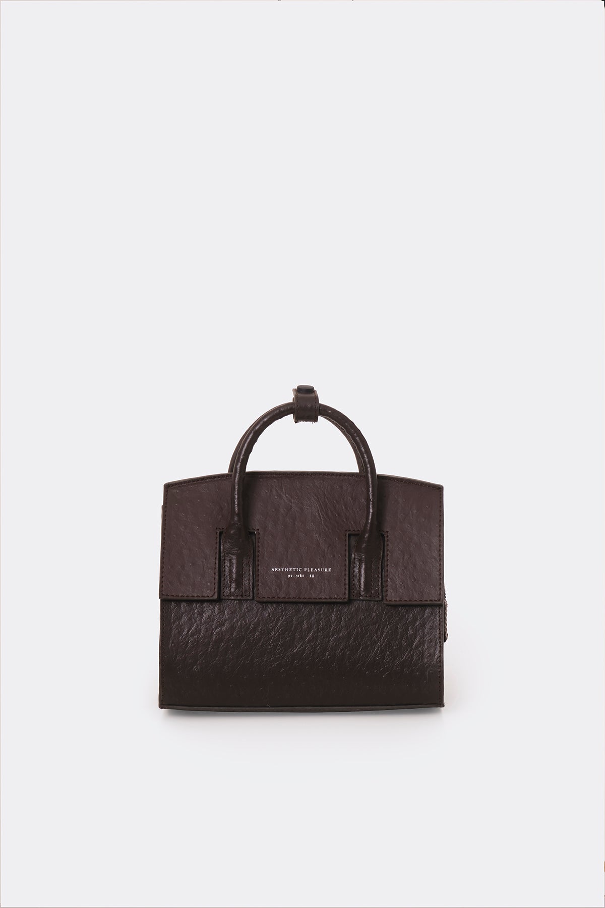 Mini Isolation Bag Ostrich Brown