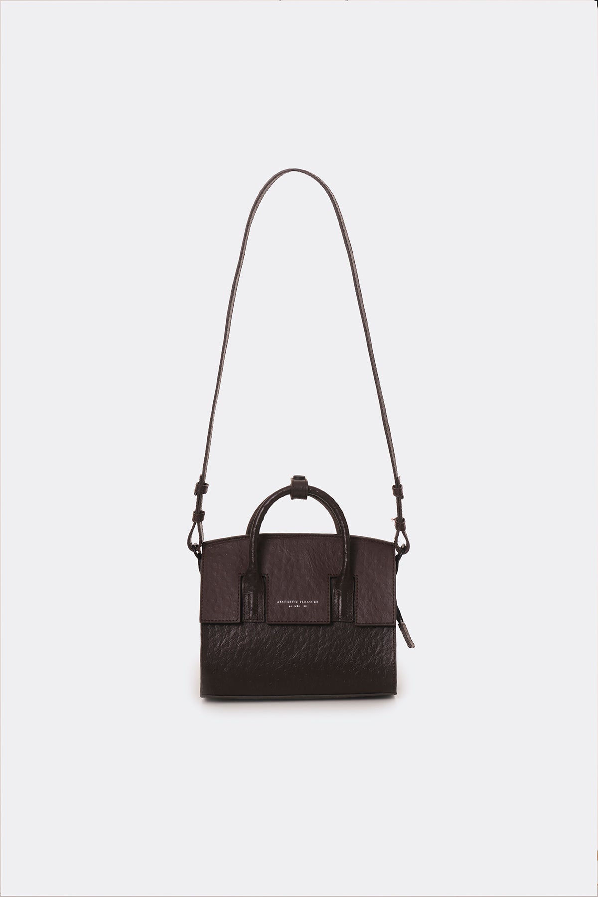 Mini Isolation Bag Ostrich Brown