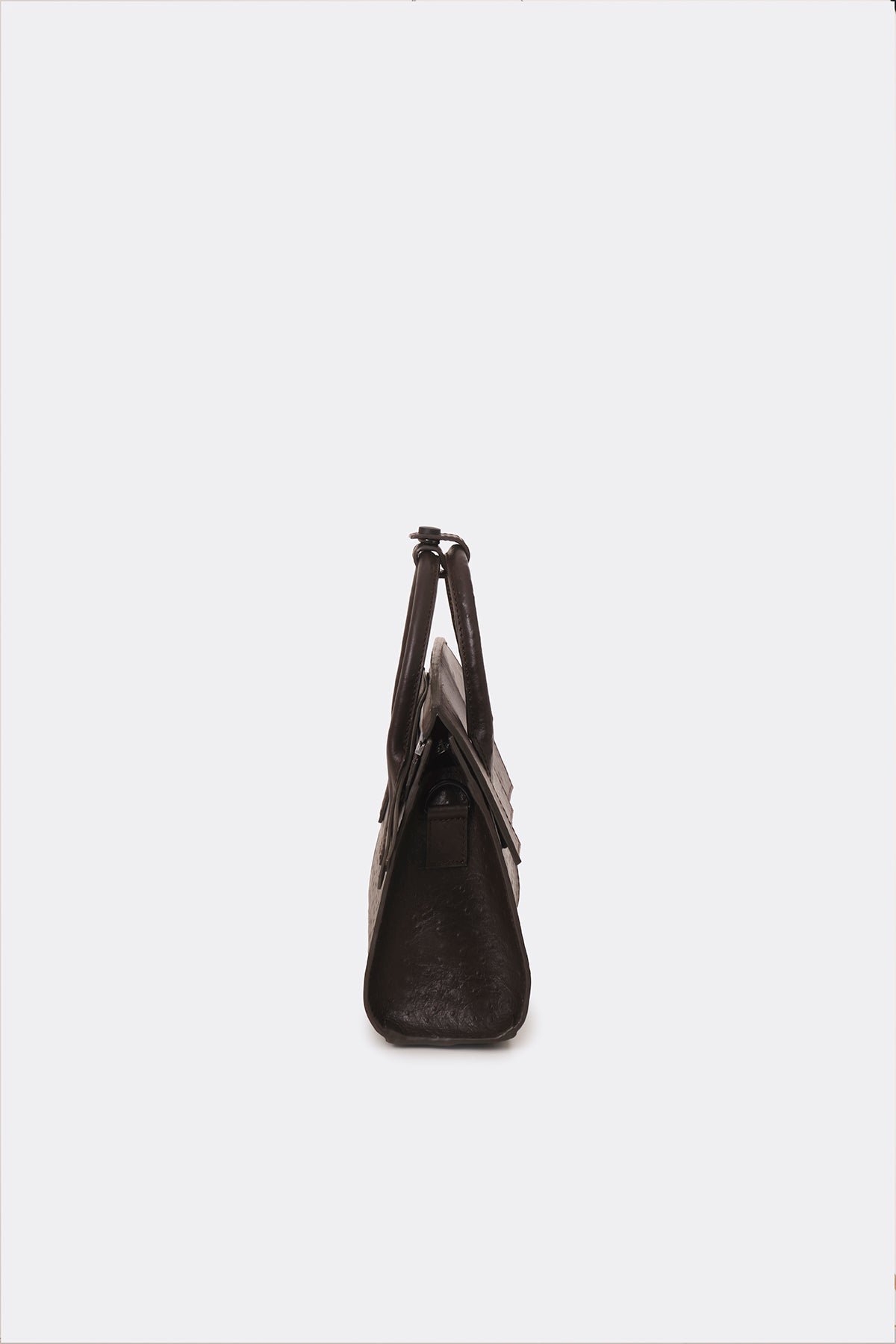 Mini Isolation Bag Ostrich Brown