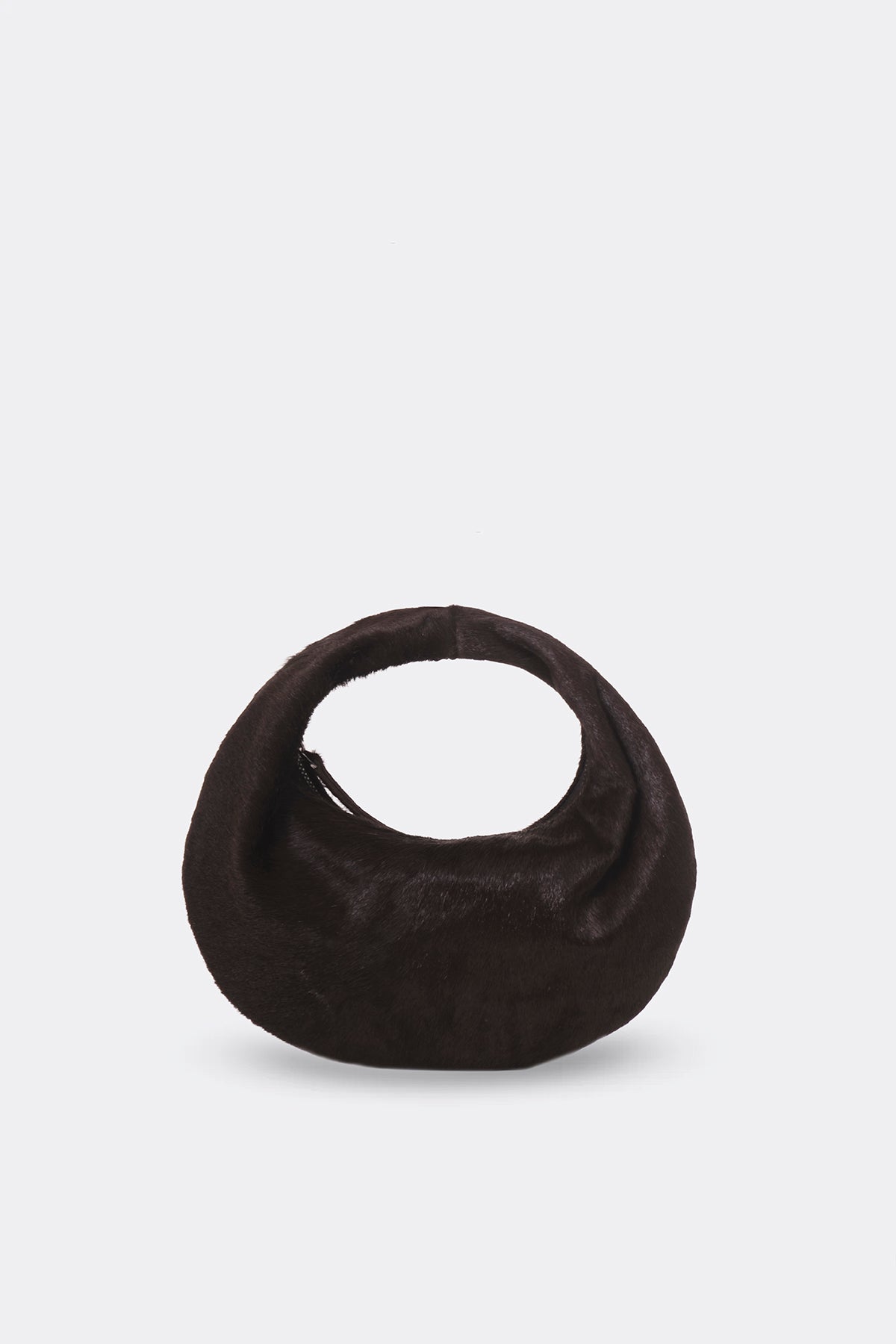 Mini O Bag Pony Hair Dark Brown