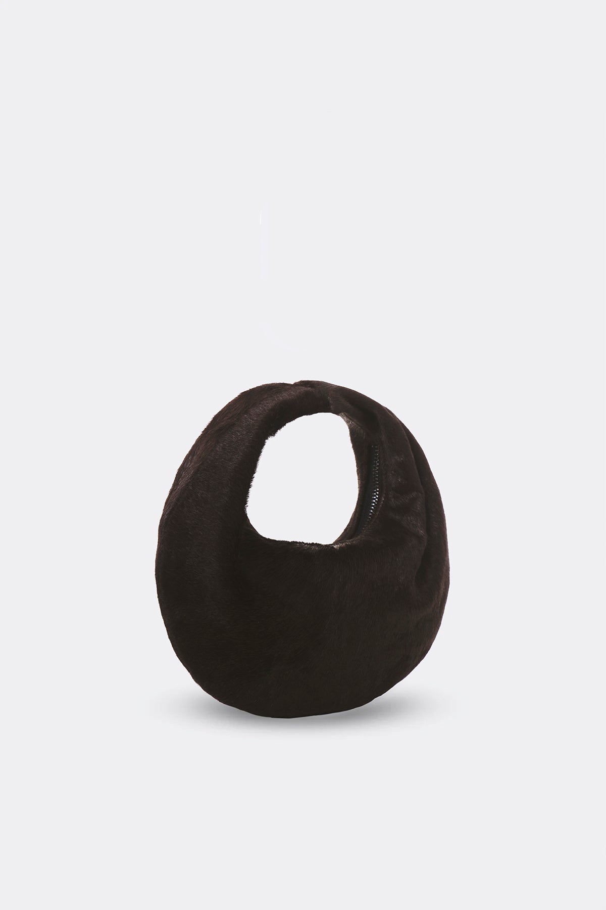 Mini O Bag Pony Hair Dark Brown