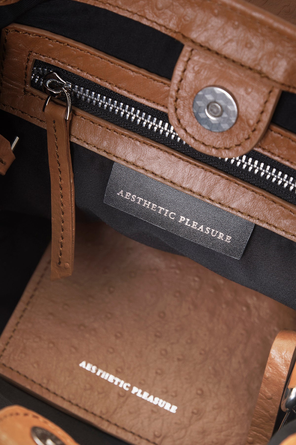 Mini Obi Bag Ostrich Camel