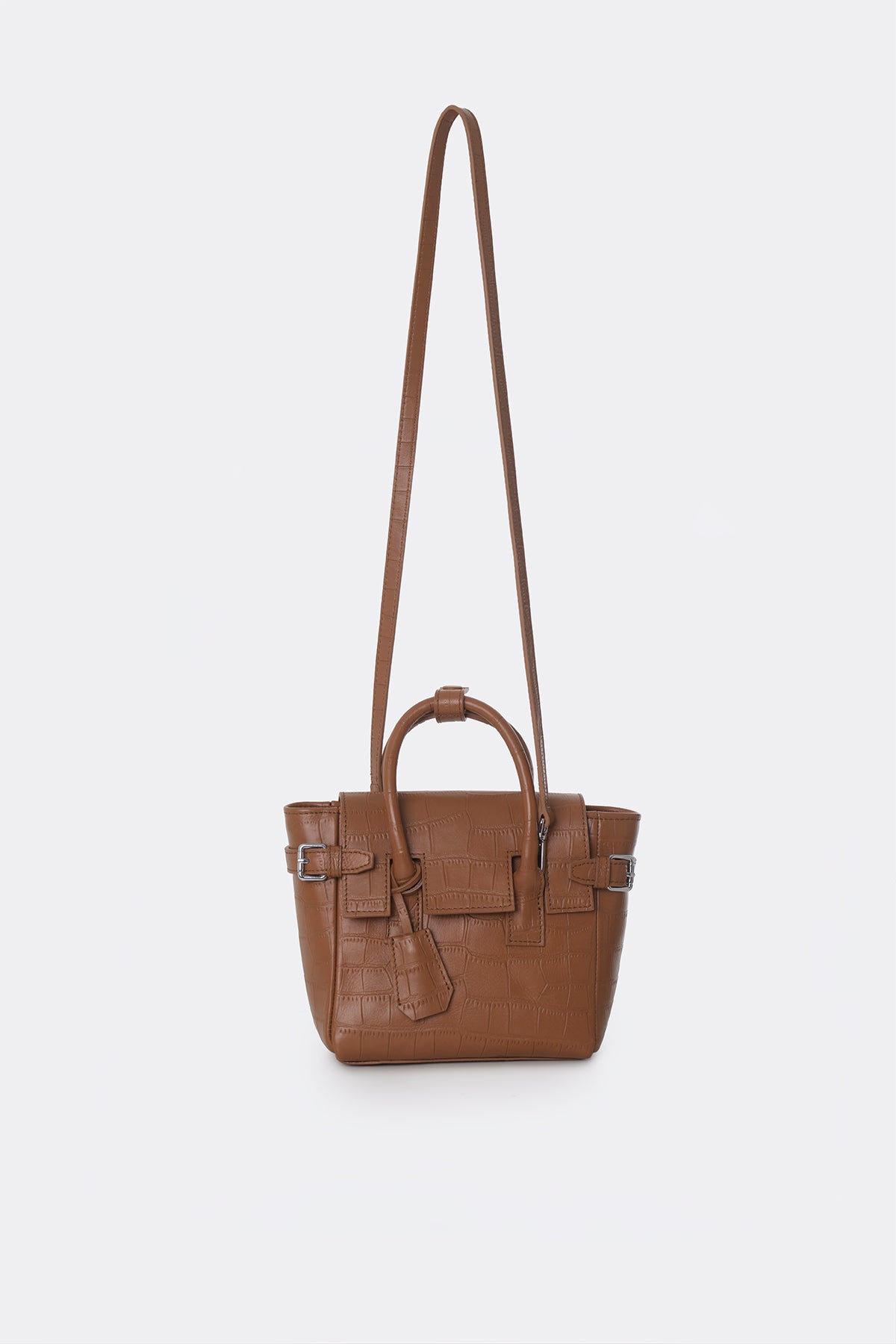 Mini Rocco Bag Alligator Camel