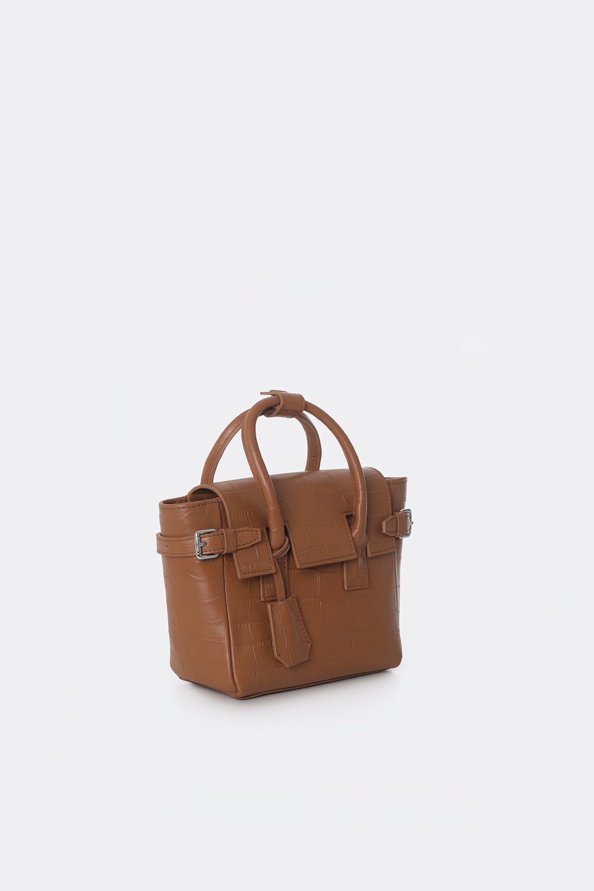 Mini Rocco Bag Alligator Camel
