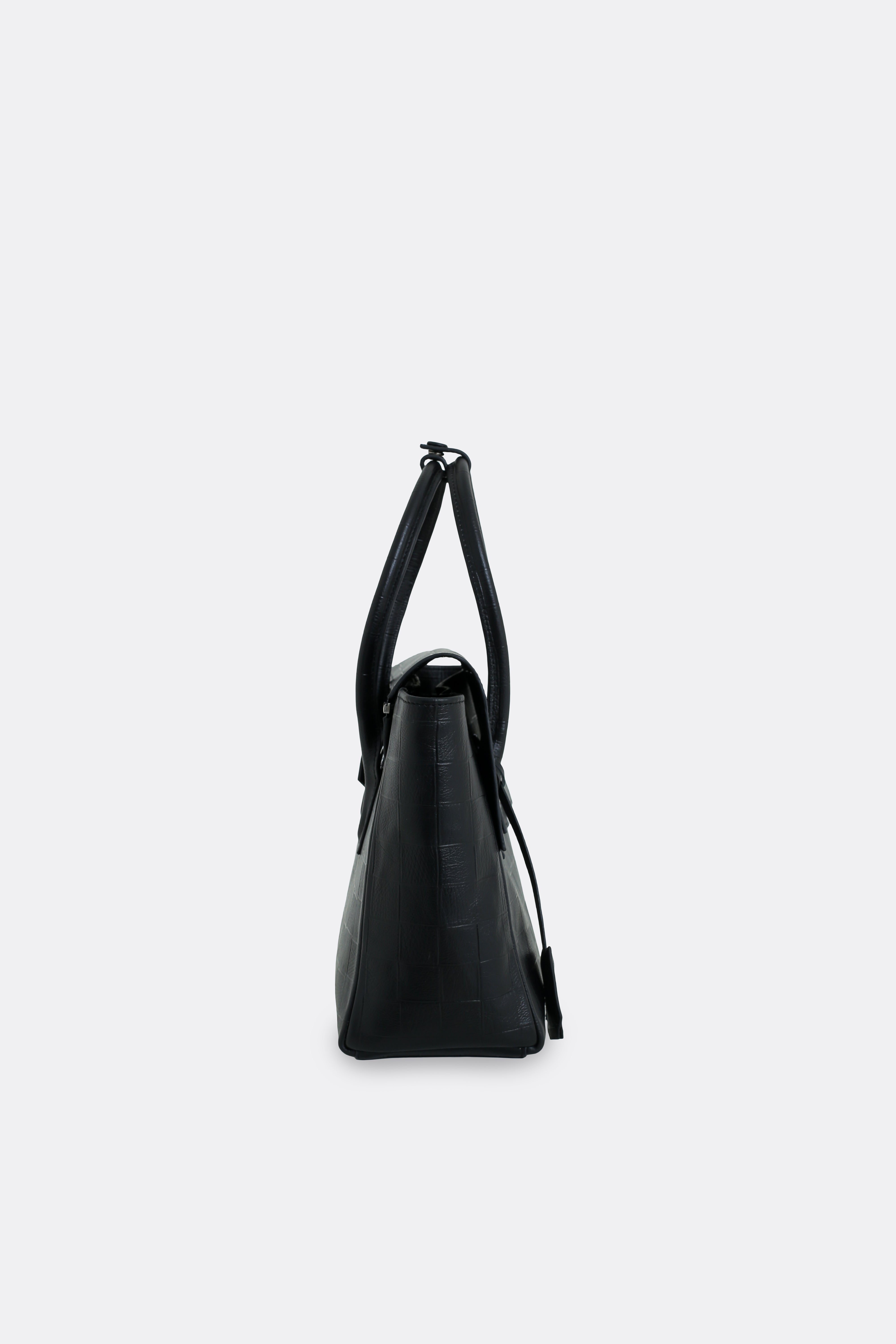 Medium Essens Bag Check Black