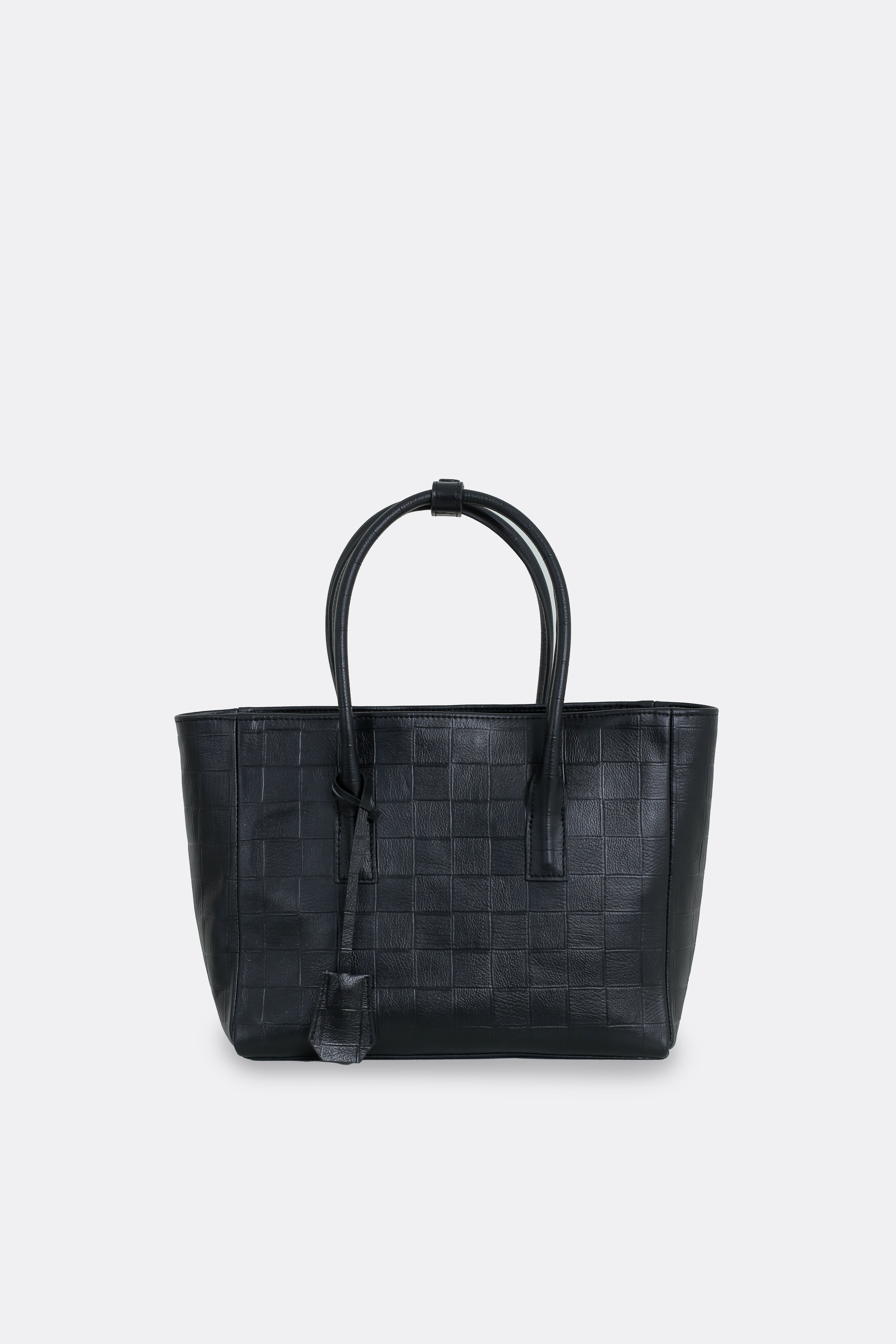 Medium Essens Bag Check Black