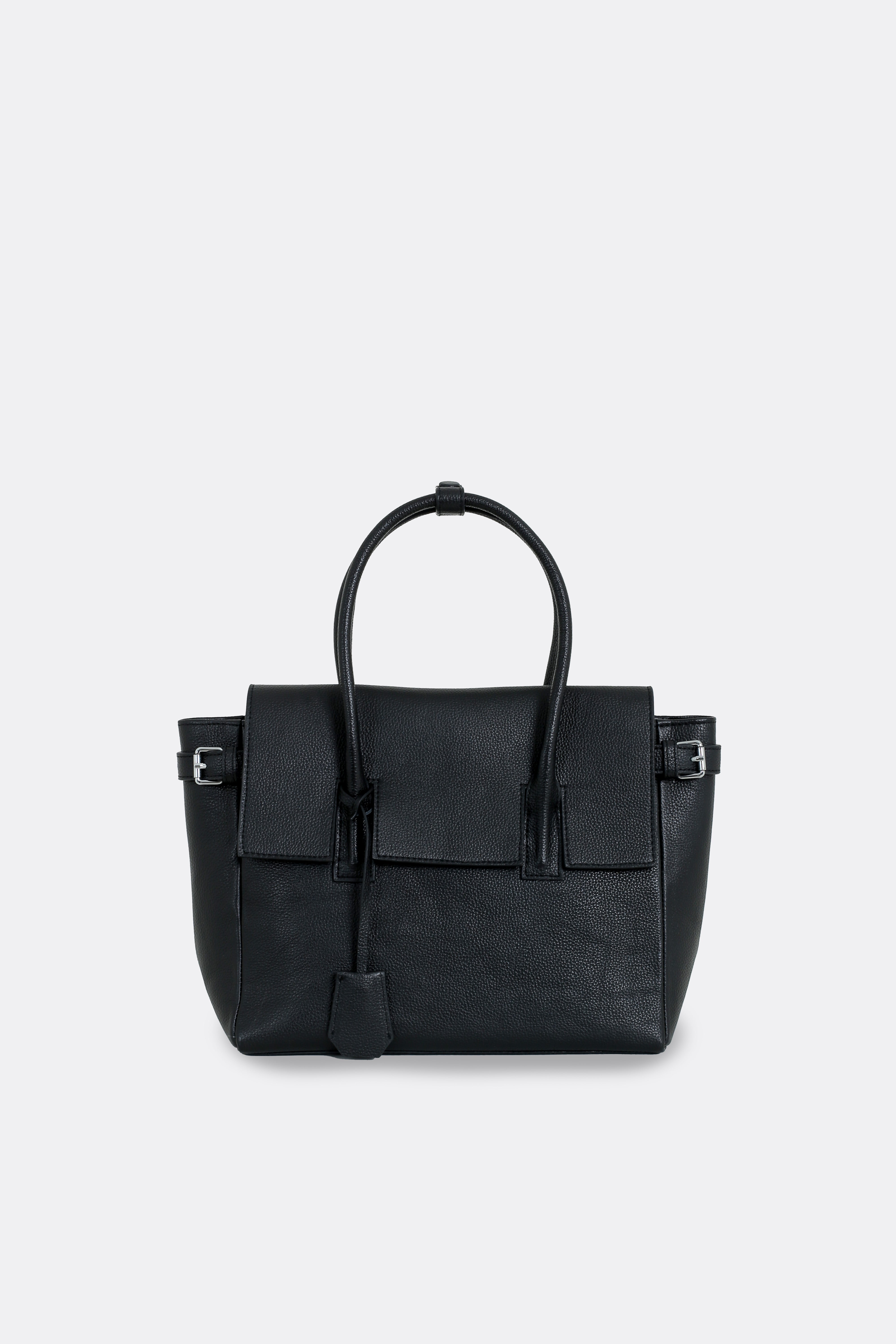 Medium Rocco Bag Grain Black