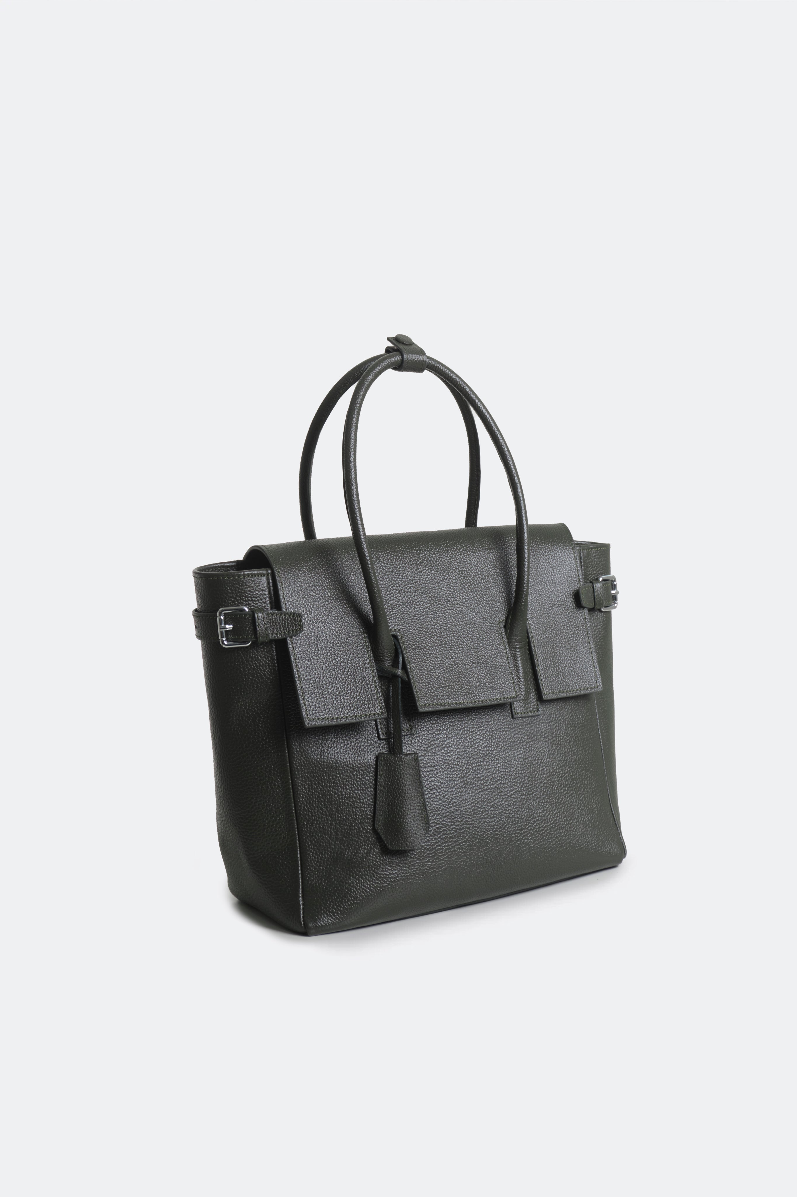 Medium Rocco Bag Grain Olive