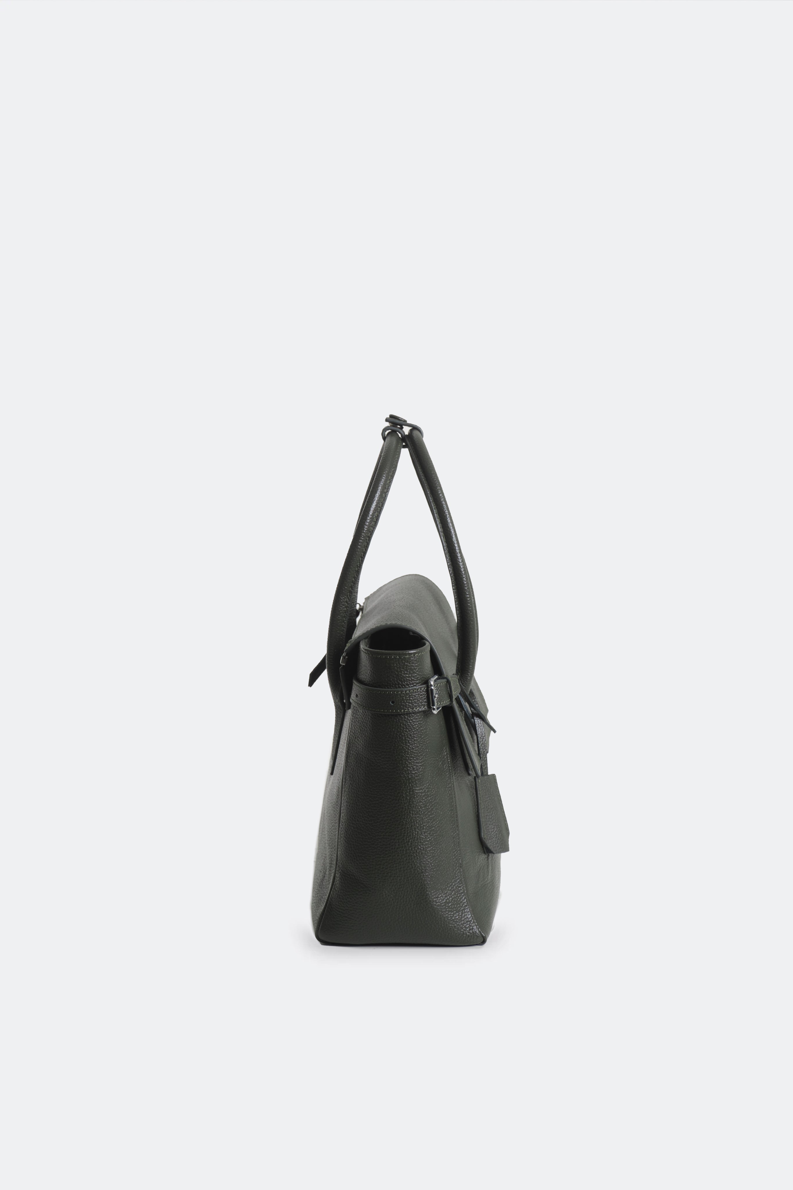 Medium Rocco Bag Grain Olive