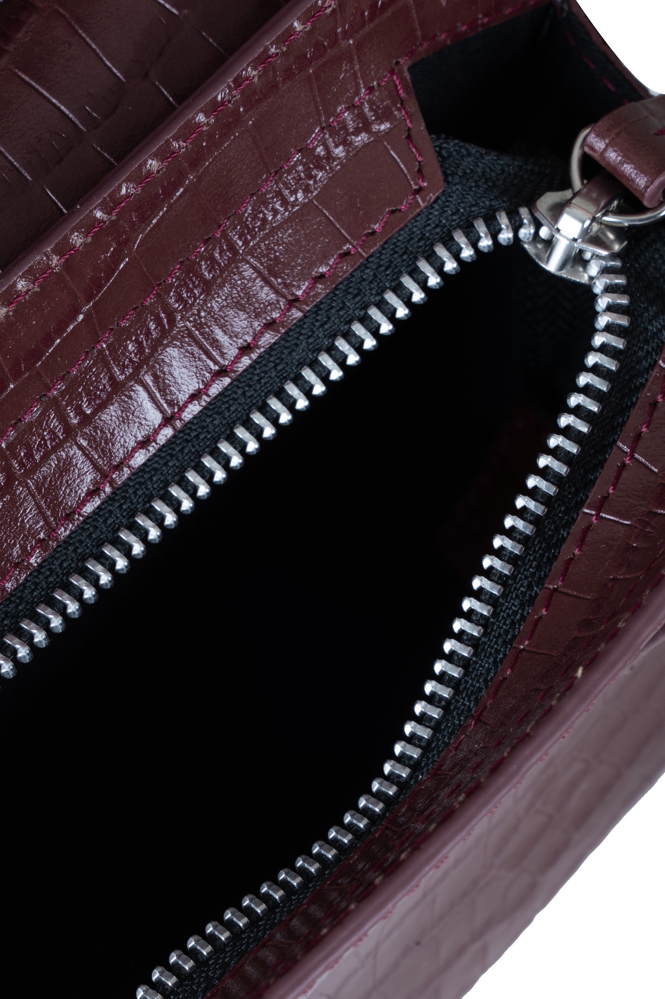 Micro Isolation Bag Alligator Maroon