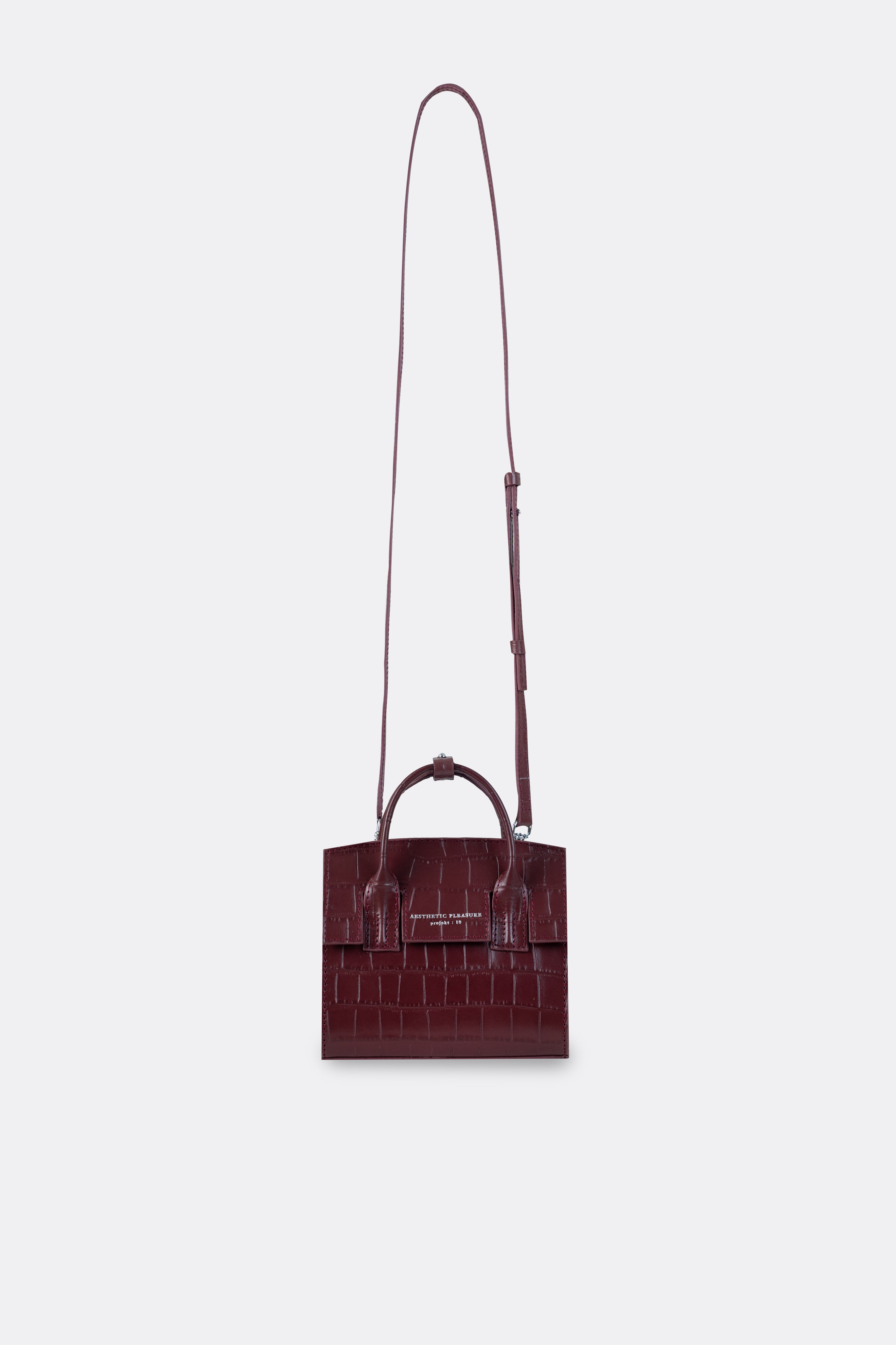Micro Isolation Bag Alligator Maroon