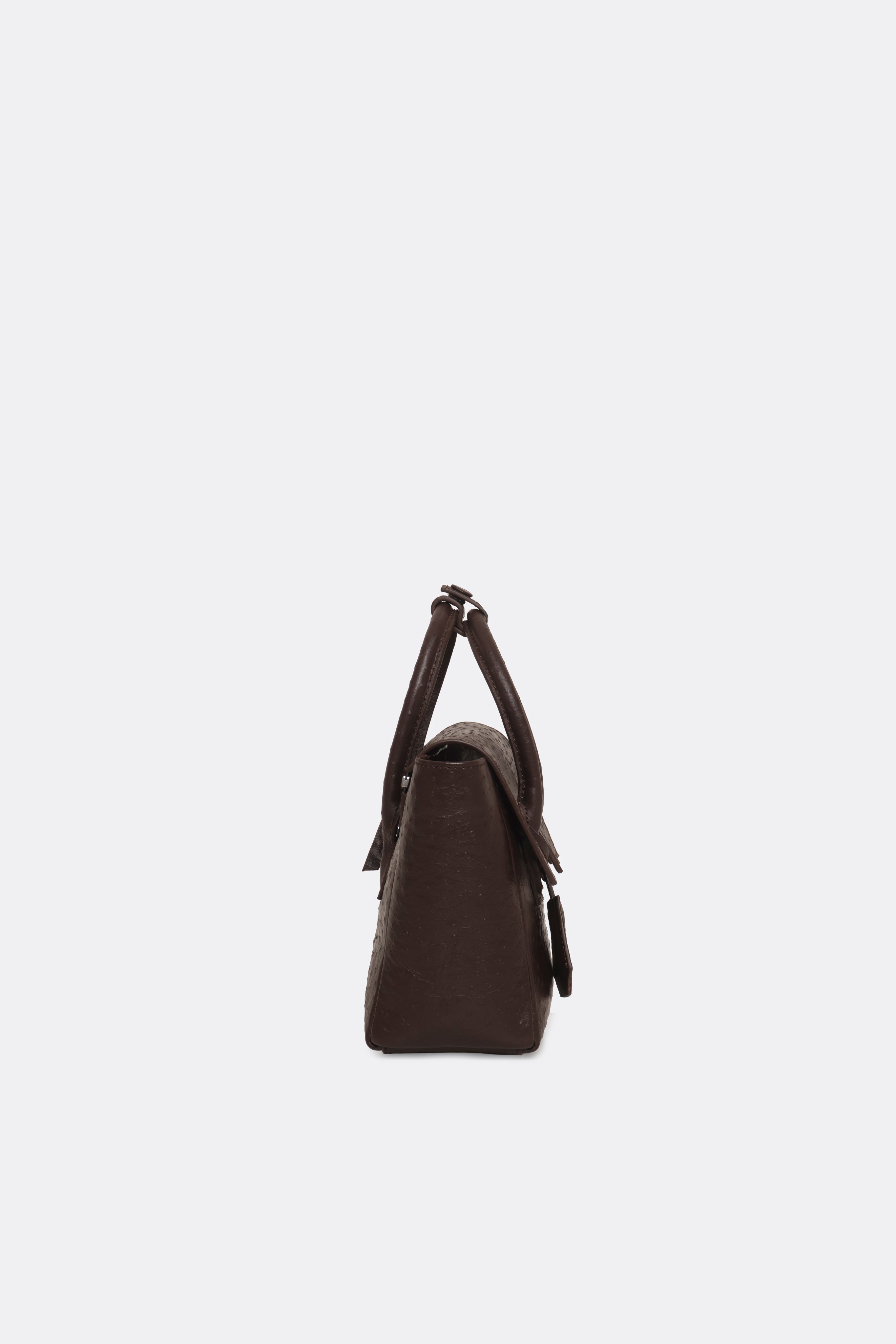 Mini Essens Bag Ostrich Brown