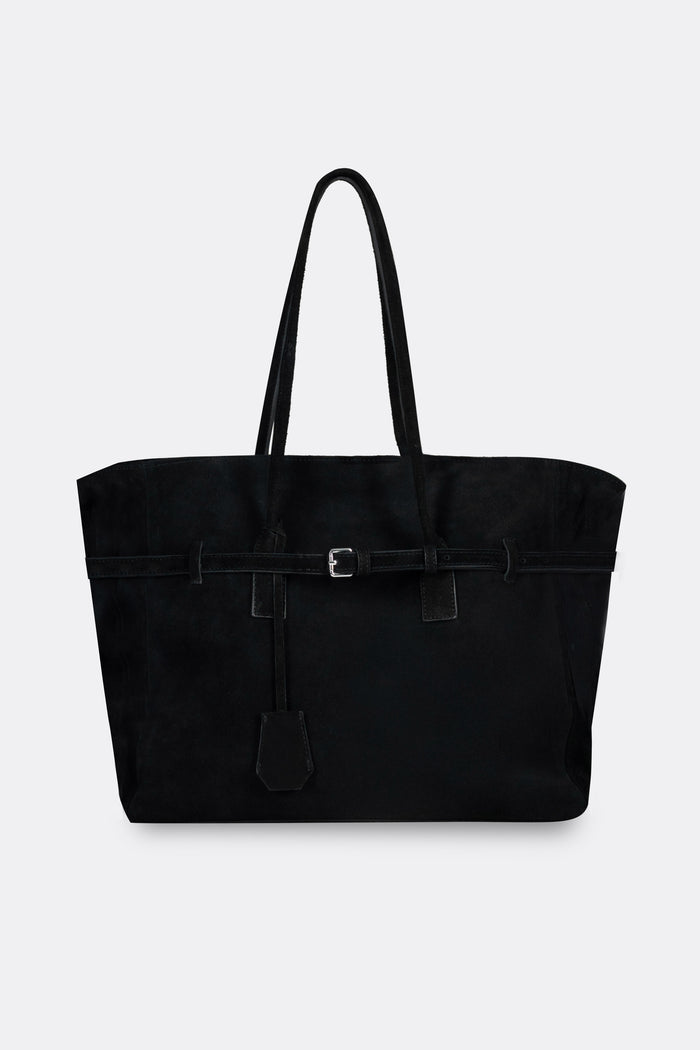 Obi Bag Suede Black