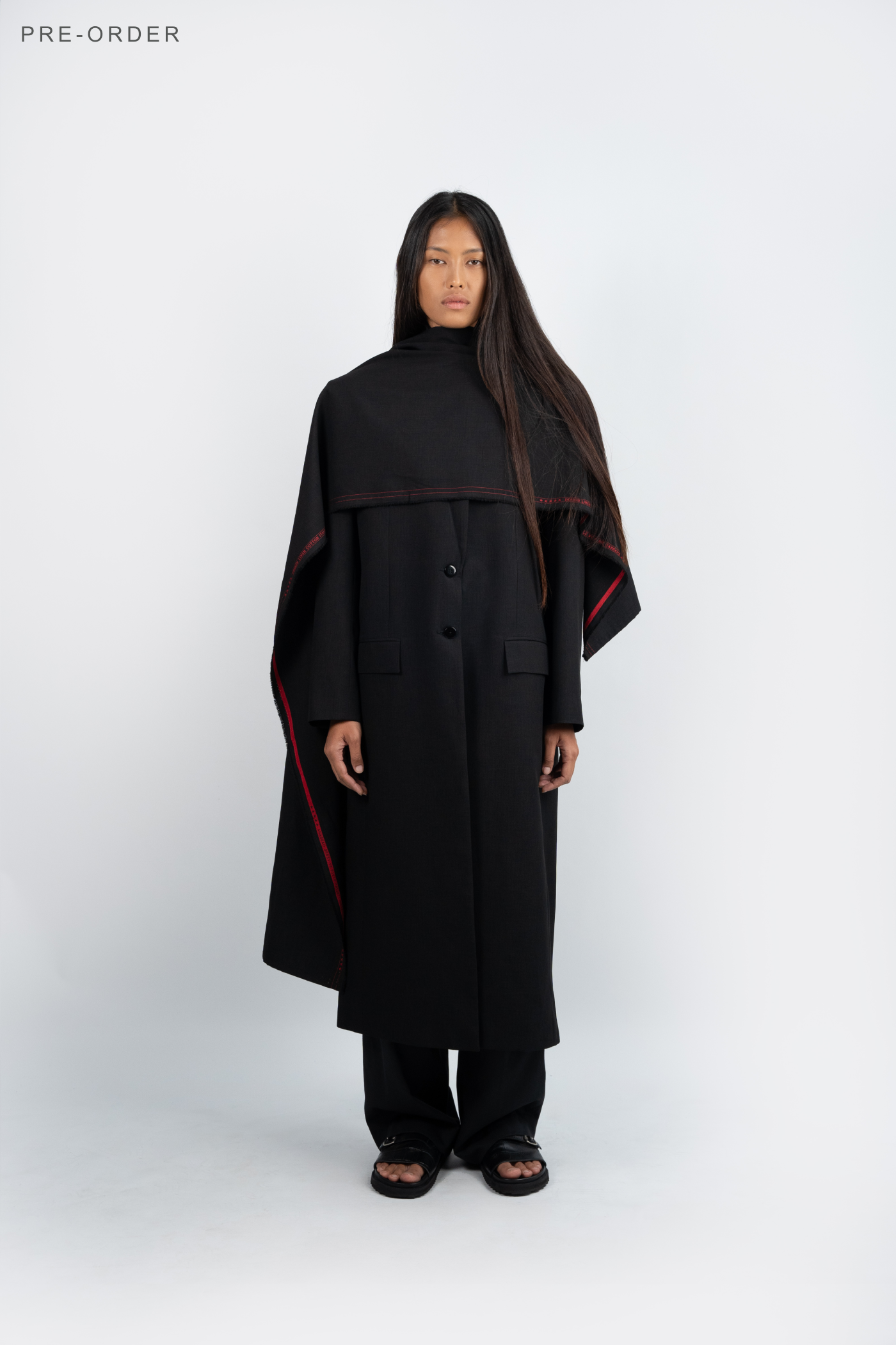 Derier Coat Black