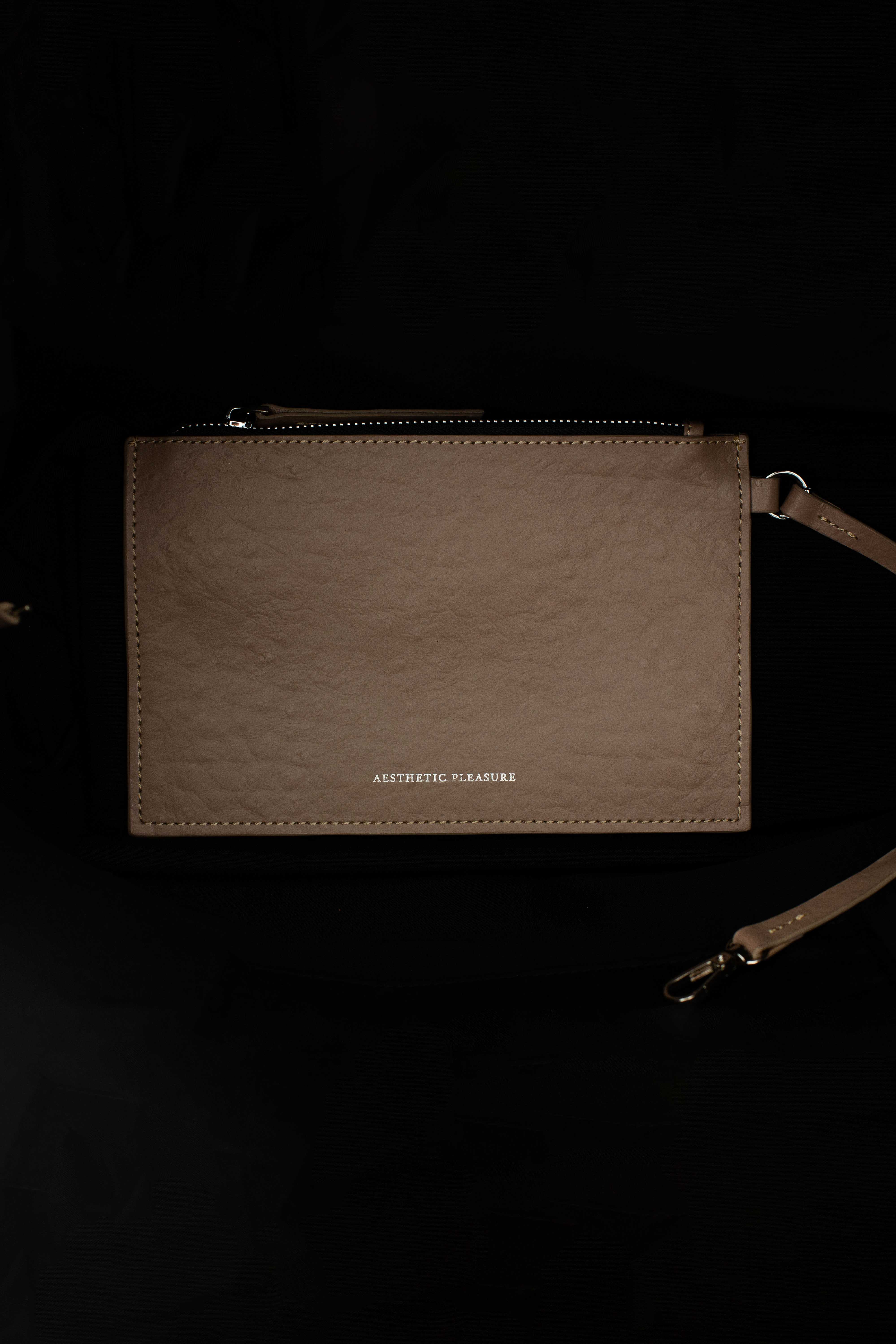 Rocco Bag Ostrich Beige