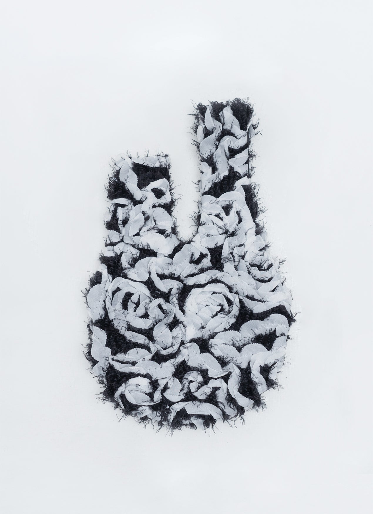 Rose Hand Bag Black