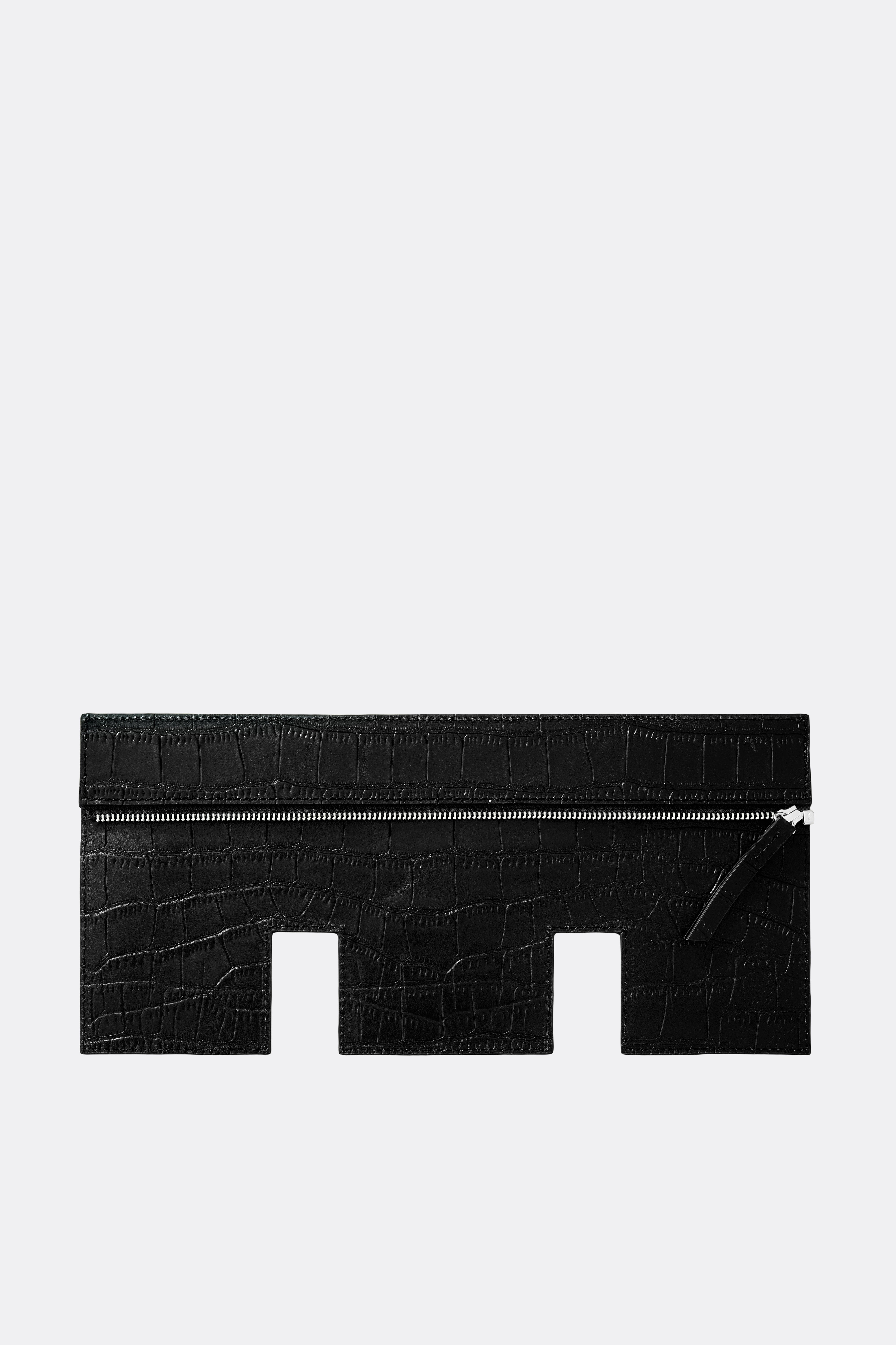 Slits Flap Essens Large Alligator Black