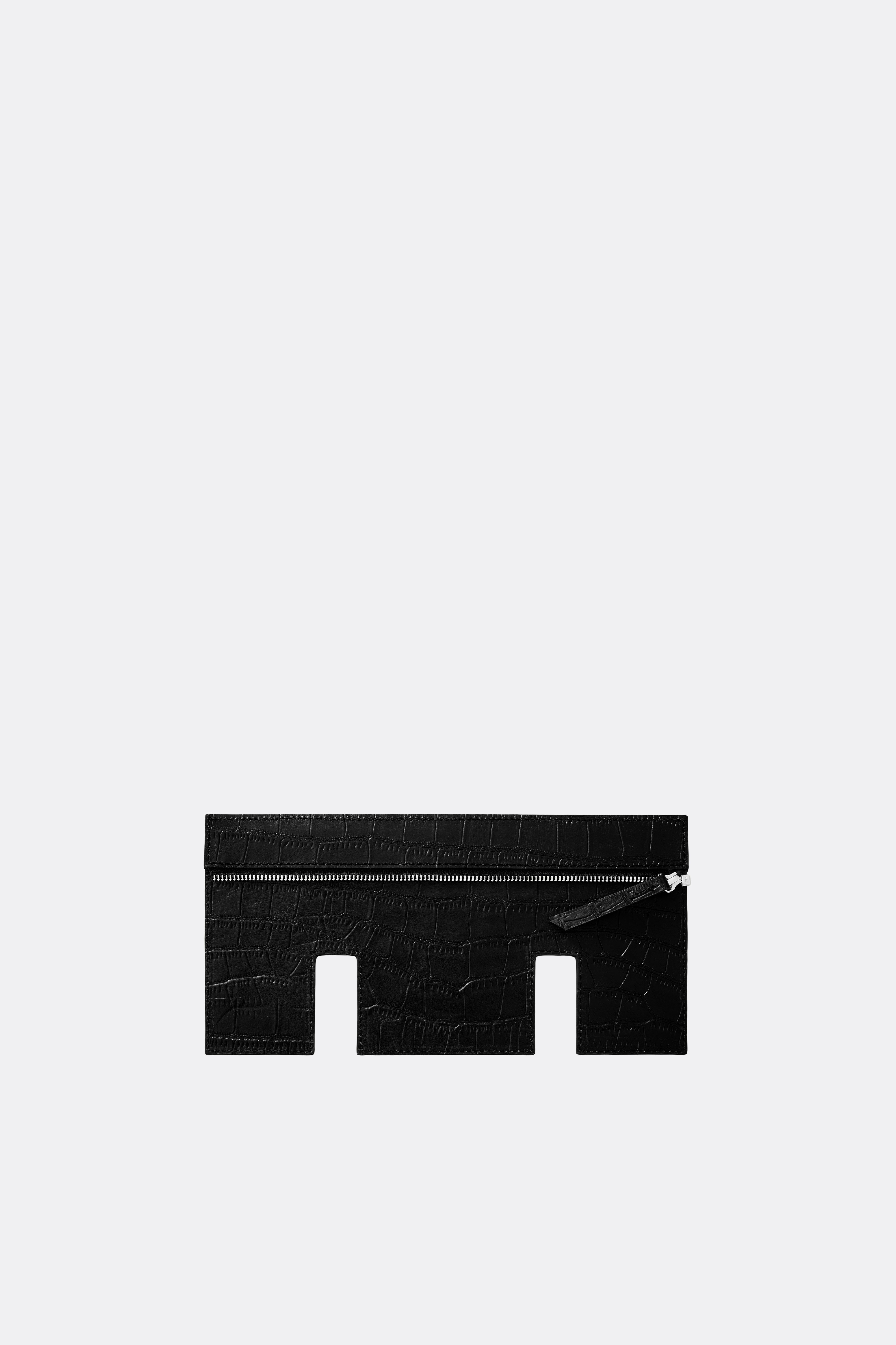 Slits Flap Essens Medium Alligator Black